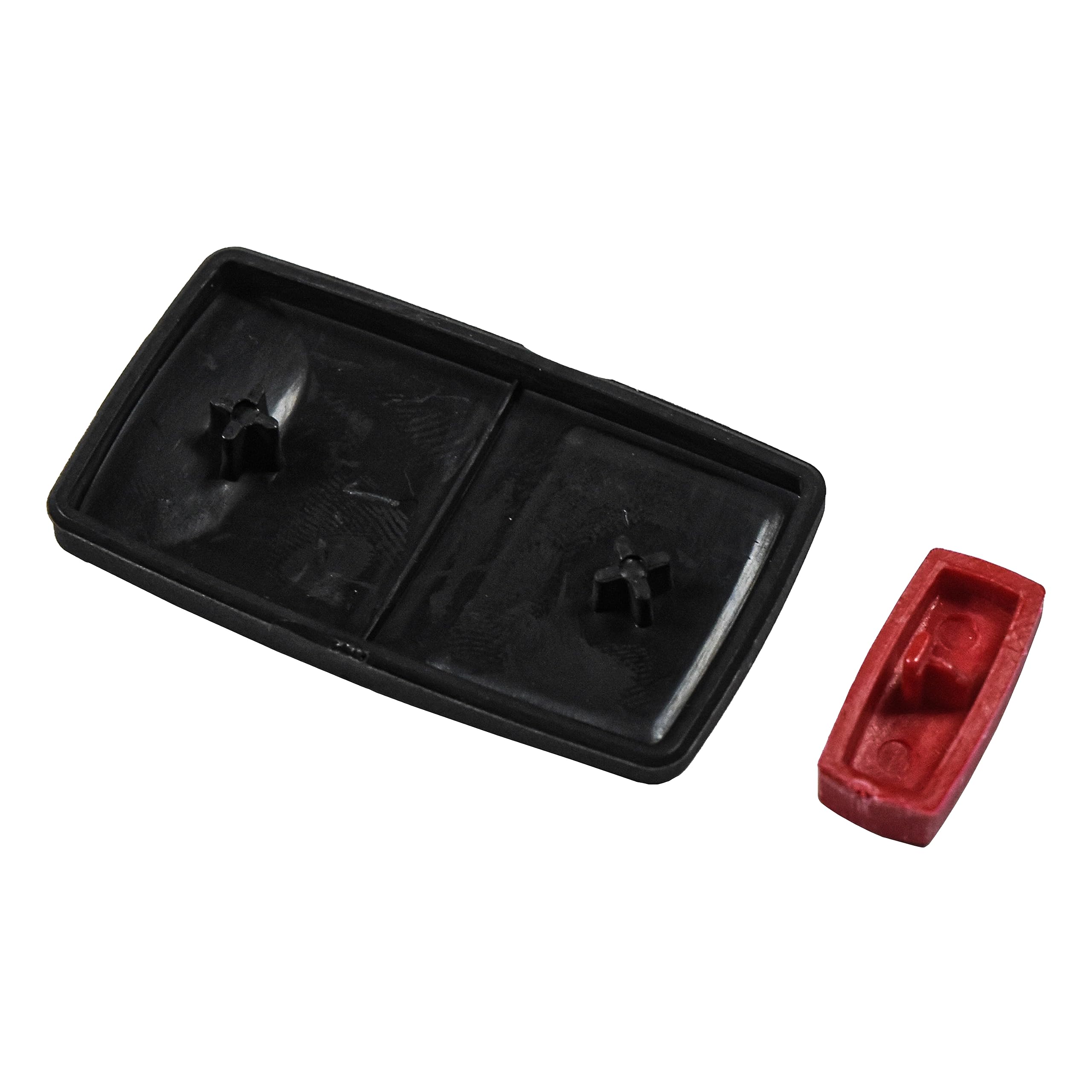 HQRP Key Button pad 2 Buttons + Panica Repair Folding Flip Key FOB Compatible with Seat Ibiza 2002 2003 2004 2005 2006 02 03 04 05 06