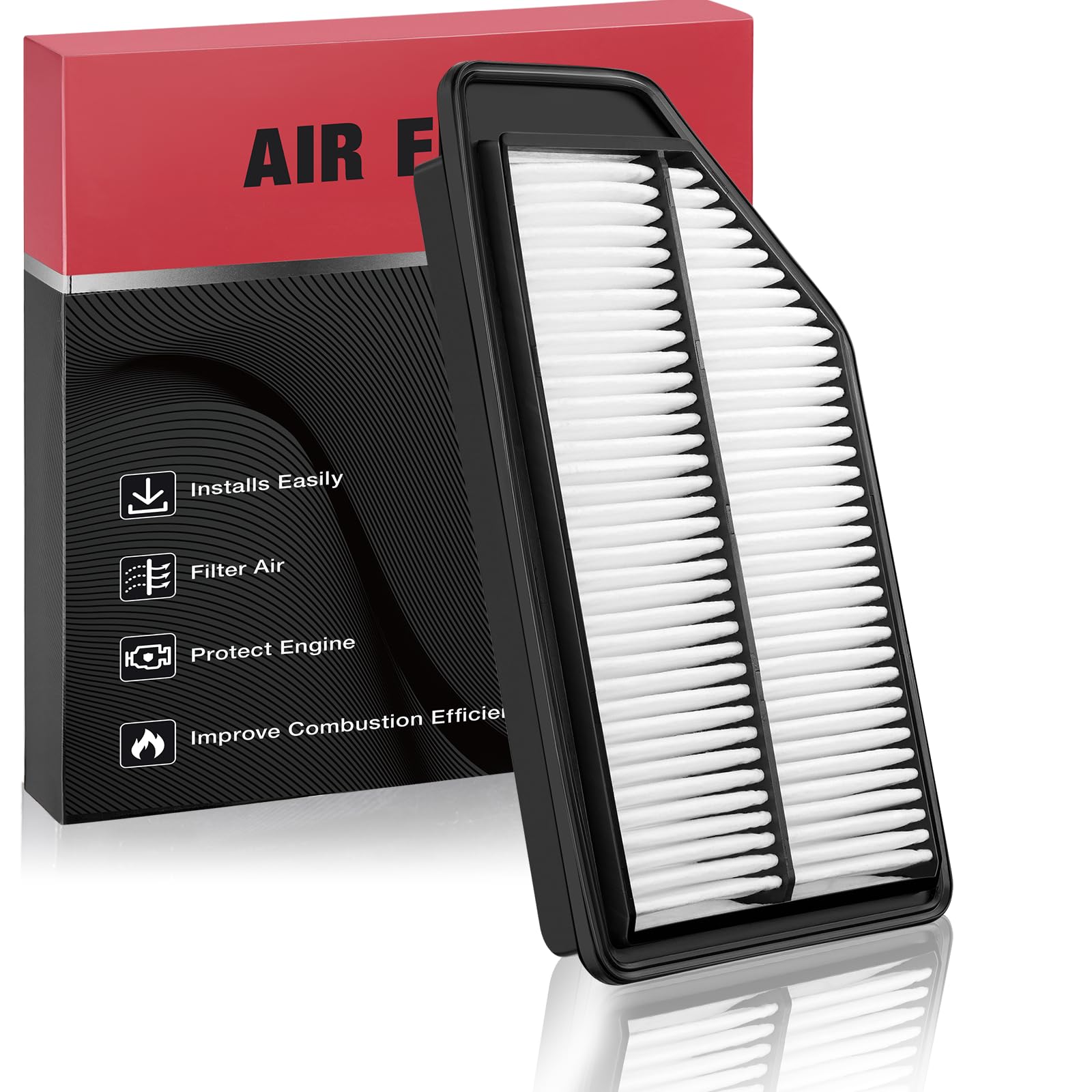 BDFHYK CA11042 Engine Air Filter Compatible with Honda Odyssey 2011-2017 V6 3.5L, Replace# 17220RV0A00 AF5196 PA10026