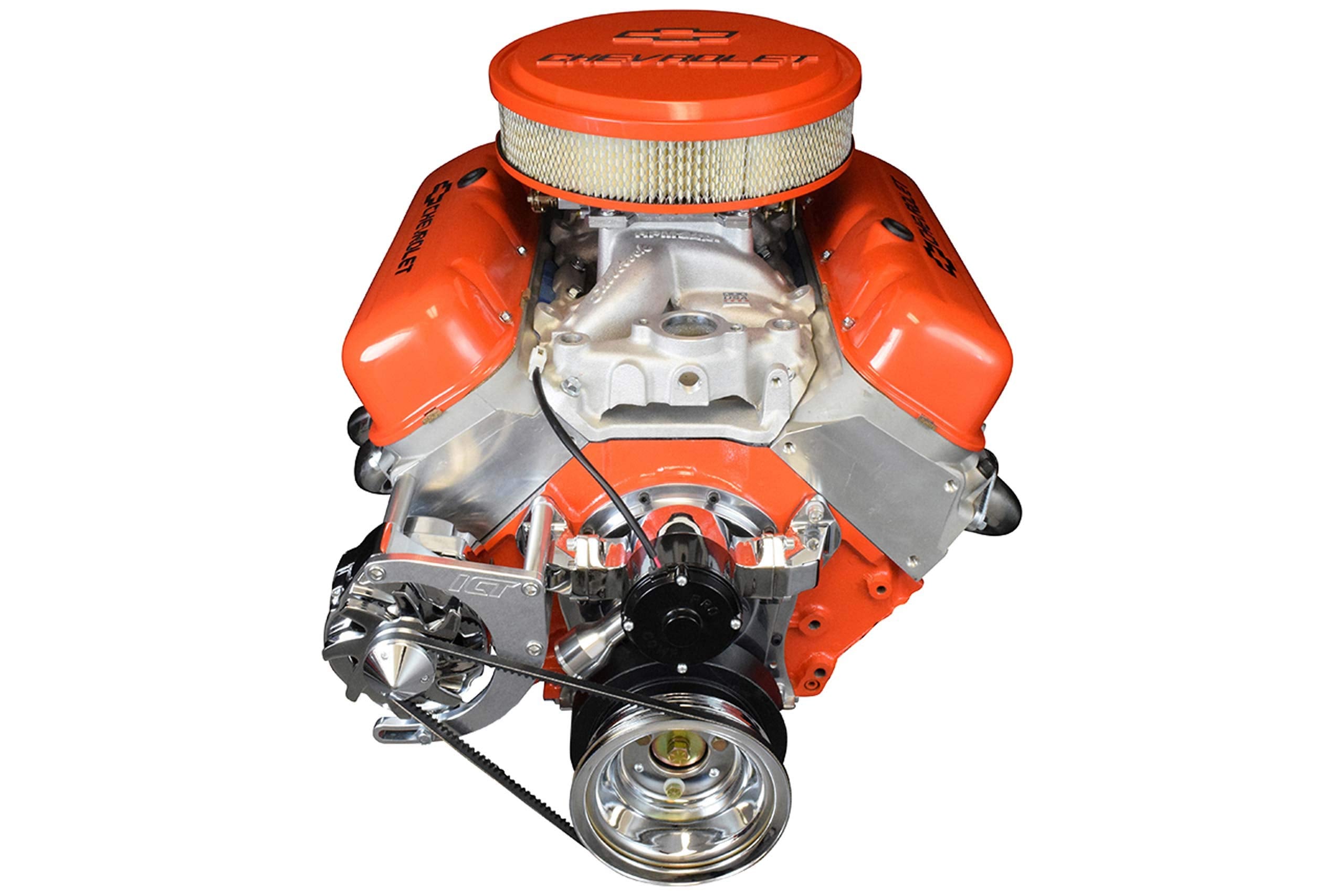 Ict Billet Bbc Alternator Bracket Adjustable Electric Water Pump Low Mount Big Block Chevy Long Kit 551449