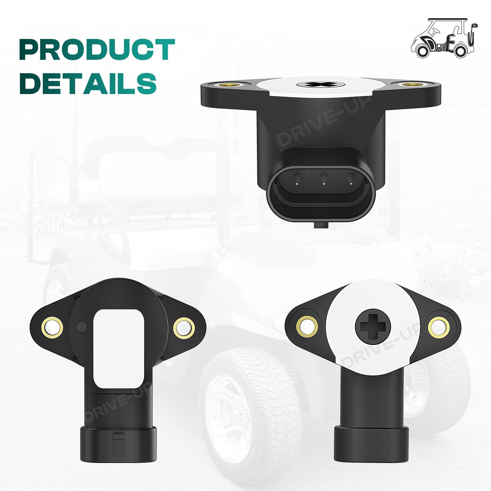 Drive-Up Accelerator Position Sensor For Ezgo Rxv 2008-Up Electric Golf Cart 600019