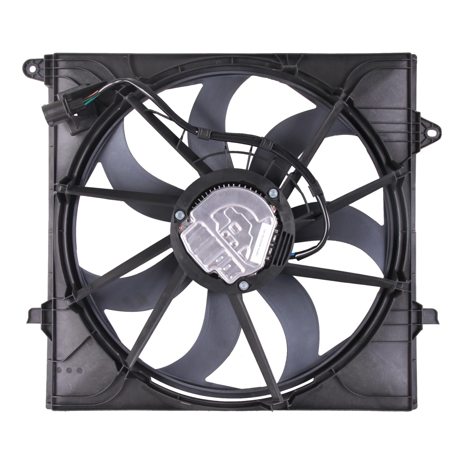 TYG Upgraded Cooling Fan Assembly for 2019-2020 Hyundai Santa Fe 2.0L Turbo | Racing-Level OE Replacement Engine Radiator for 25