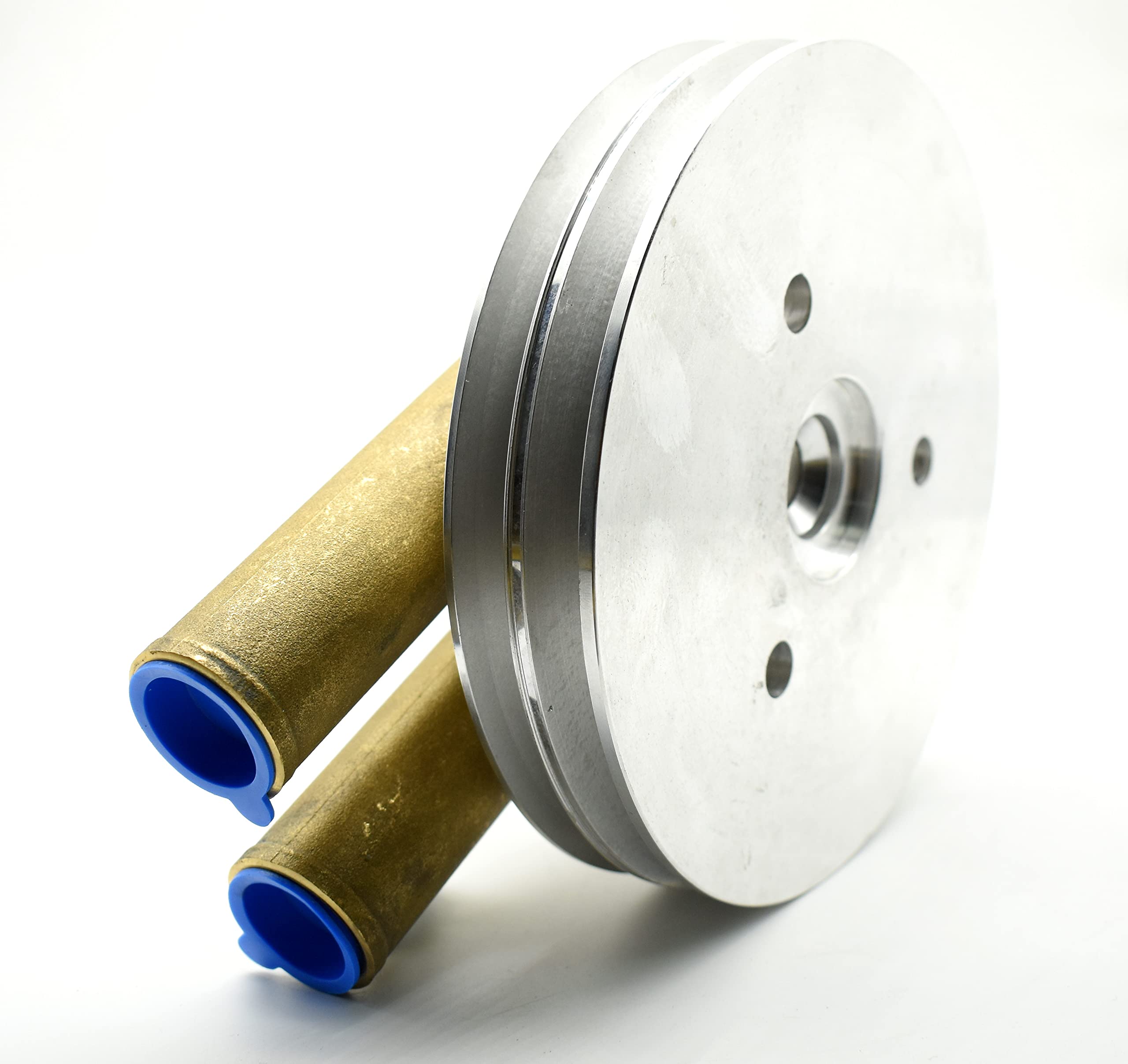 21214596 Sea Water Pump 5.7 Crank Mounted Sea Water Pump For Volvo Penta 4.3 5.0 5.7 Replace 21214596 3858229 With Double-V Belt Pulley