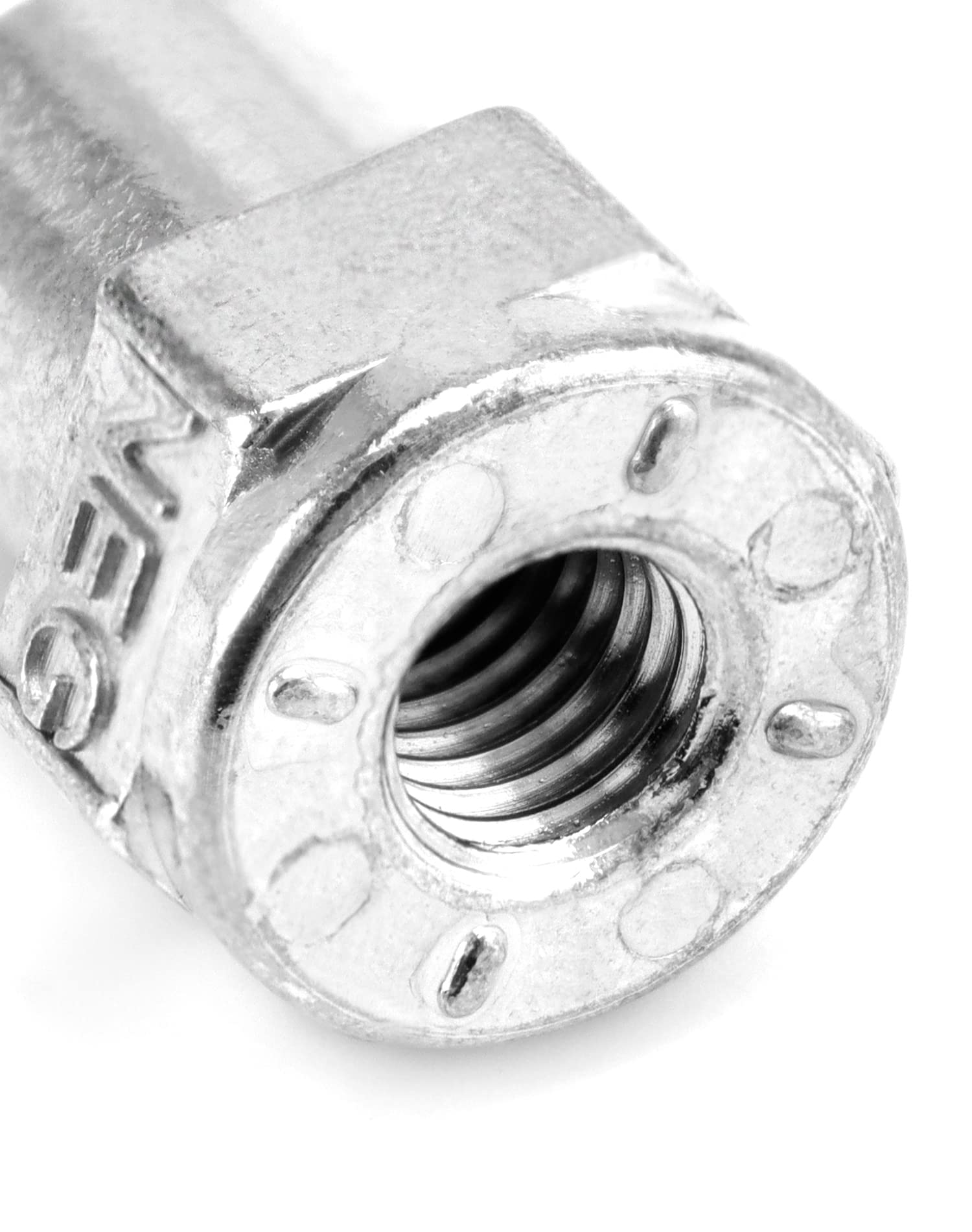 Qwork Car Positive Negative Battery Post Terminal, 2 Pair Zinc Alloy Battery Adapter, 3/8 Female Stud Adapter