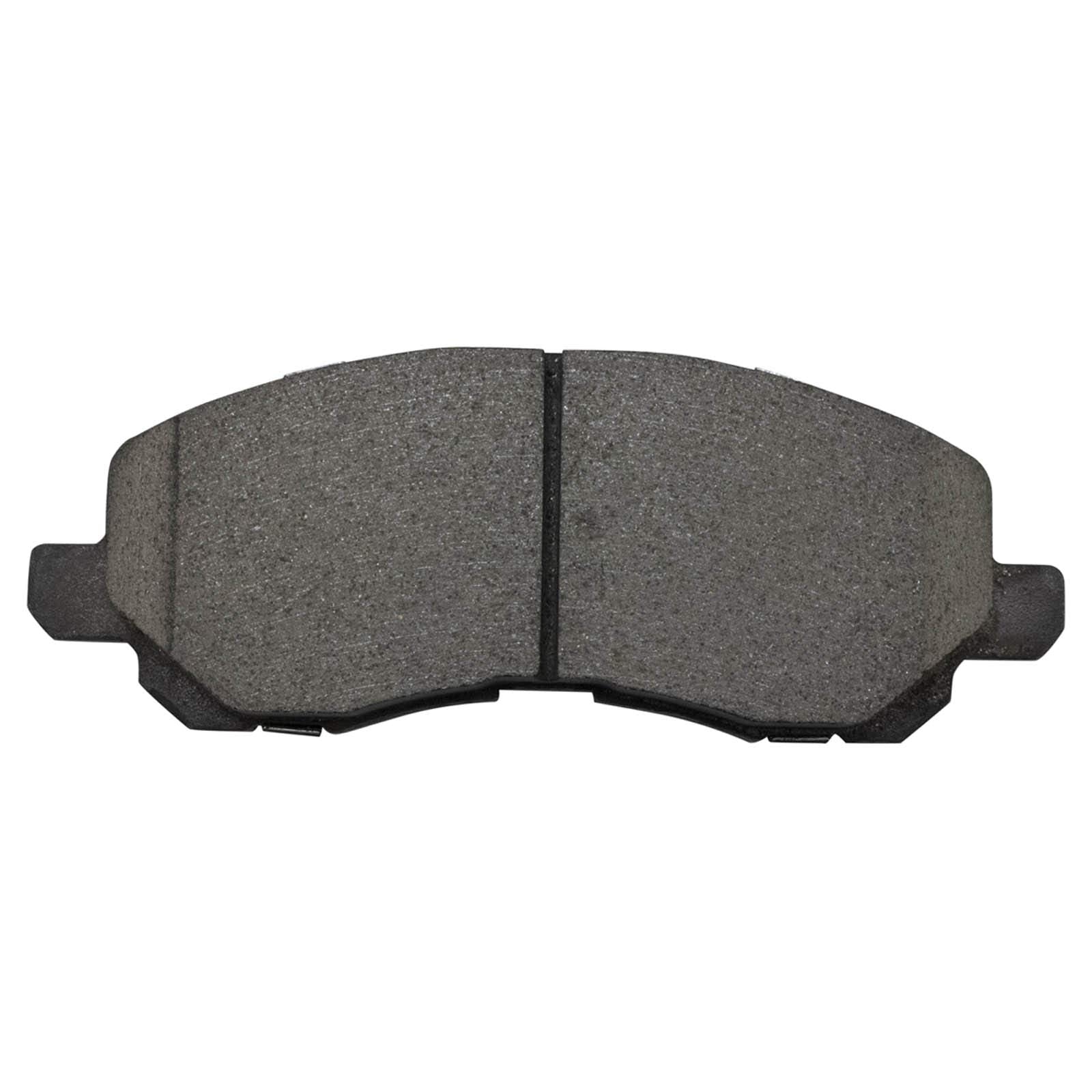 Trq Front Brake Pad & Rotor Kit Brake Pads Brake Rotor Ceramic Compatible With 2005-2006 Mitsubishi Outlander