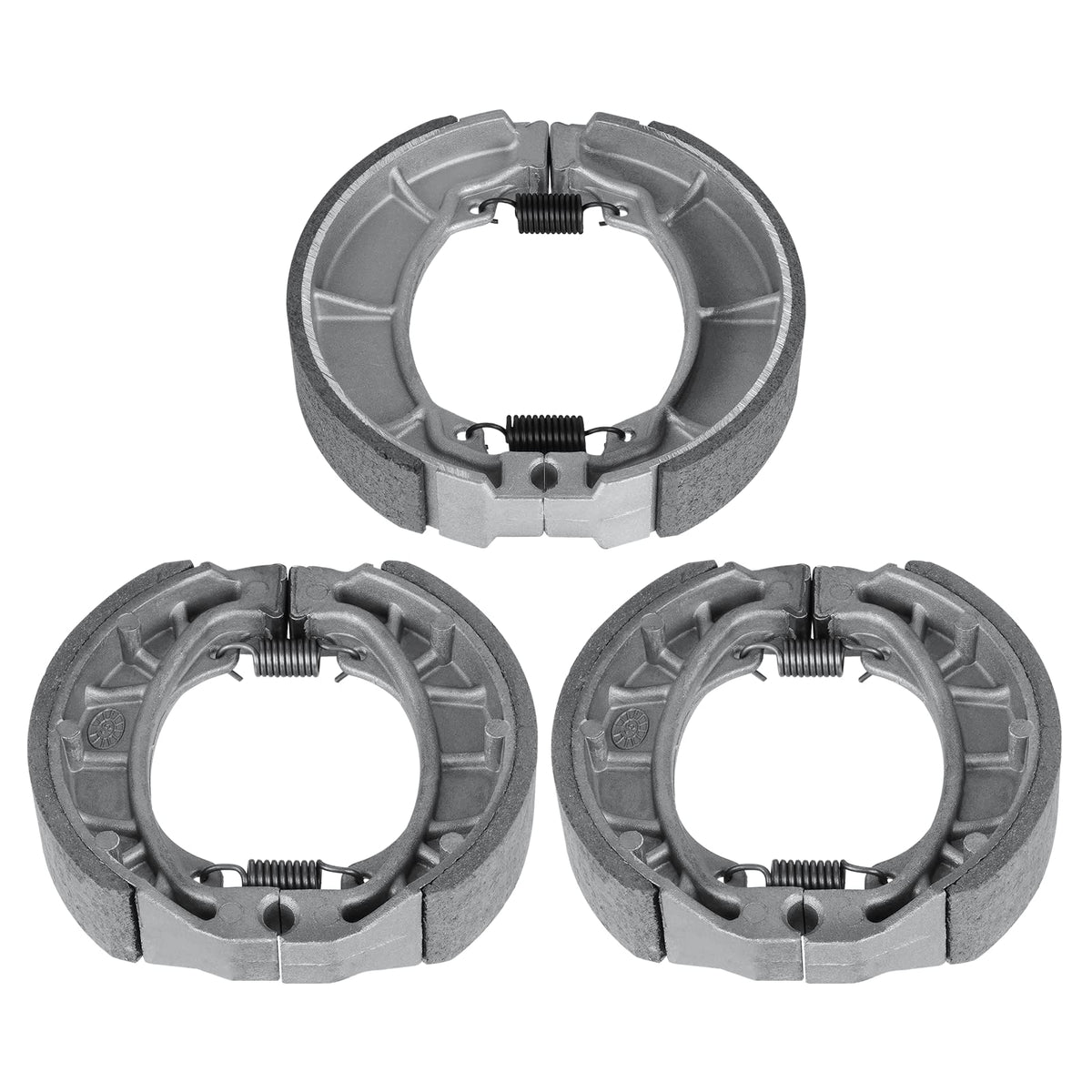 Chabushi Brake Shoe Front Rear for Honda Fourtrax Sportrax TRX90 1993-2006,TRX90 EX 07-08, for Fourtrax TRX125 1985-1988 Drum Br