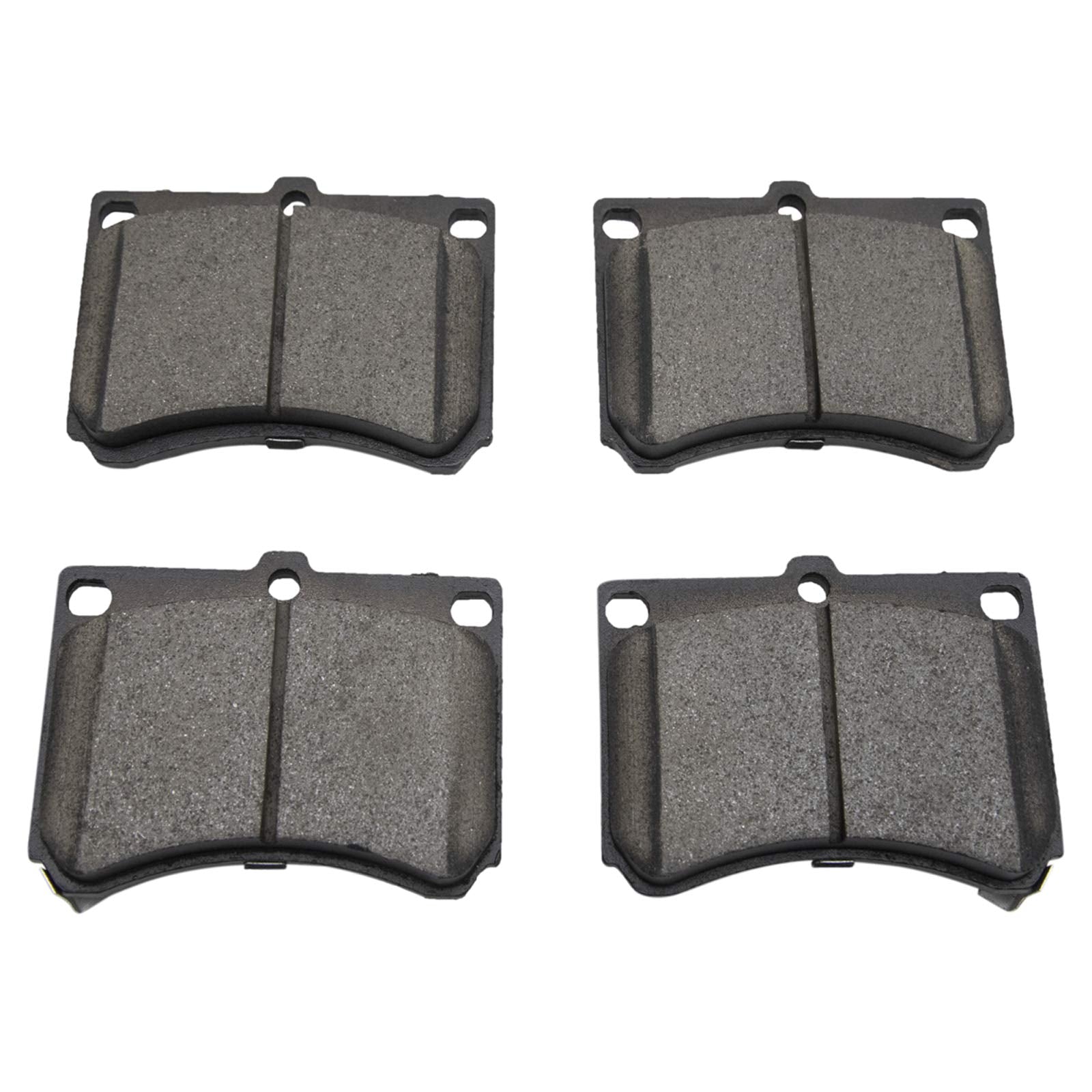TRQ Front Brake Pads Ceramic Compatible with 1991-2003 Ford Escort 1992-1995 Mazda MX-3 1990-1998 Protege 1991-1999 Mercury Trac