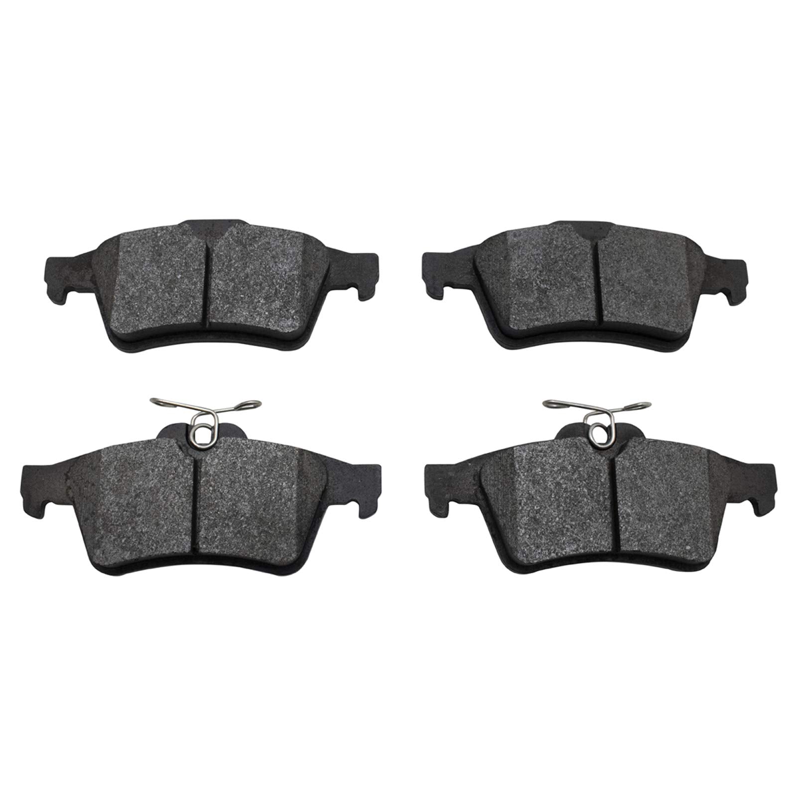 Trq Rear Brake Pad & Rotor Kit Brake Pads Brake Rotor Semi-Metallic Compatible With 2007-2015 Mazda 5
