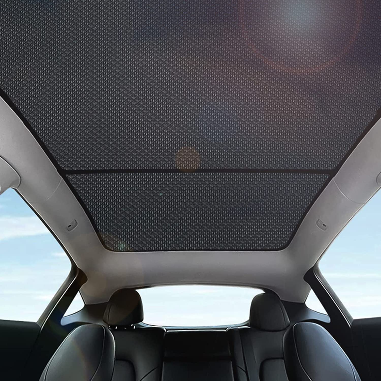 Topfit For Model Y Sunshade Roof Window Insulation Uv Rays Protection Sun Shade For Tesla Model Y Heat Blocking Shades 2021-2023