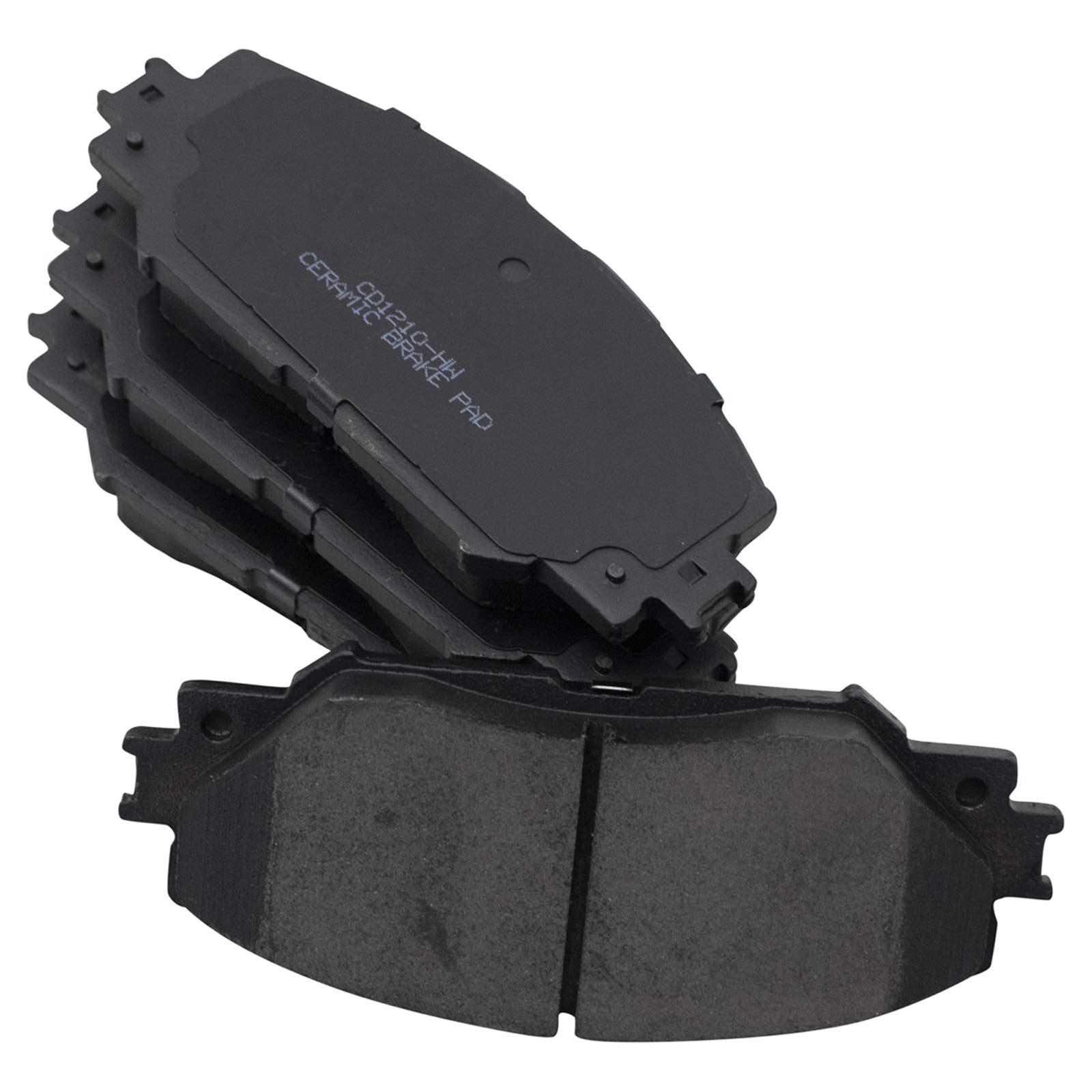 TRQ Front Brake Pads Ceramic Compatible with 2010-2012 Lexus HS250h 2009-2010 Pontiac Vibe 2008-2015 Scion xB 2008-2014 xD 2009-