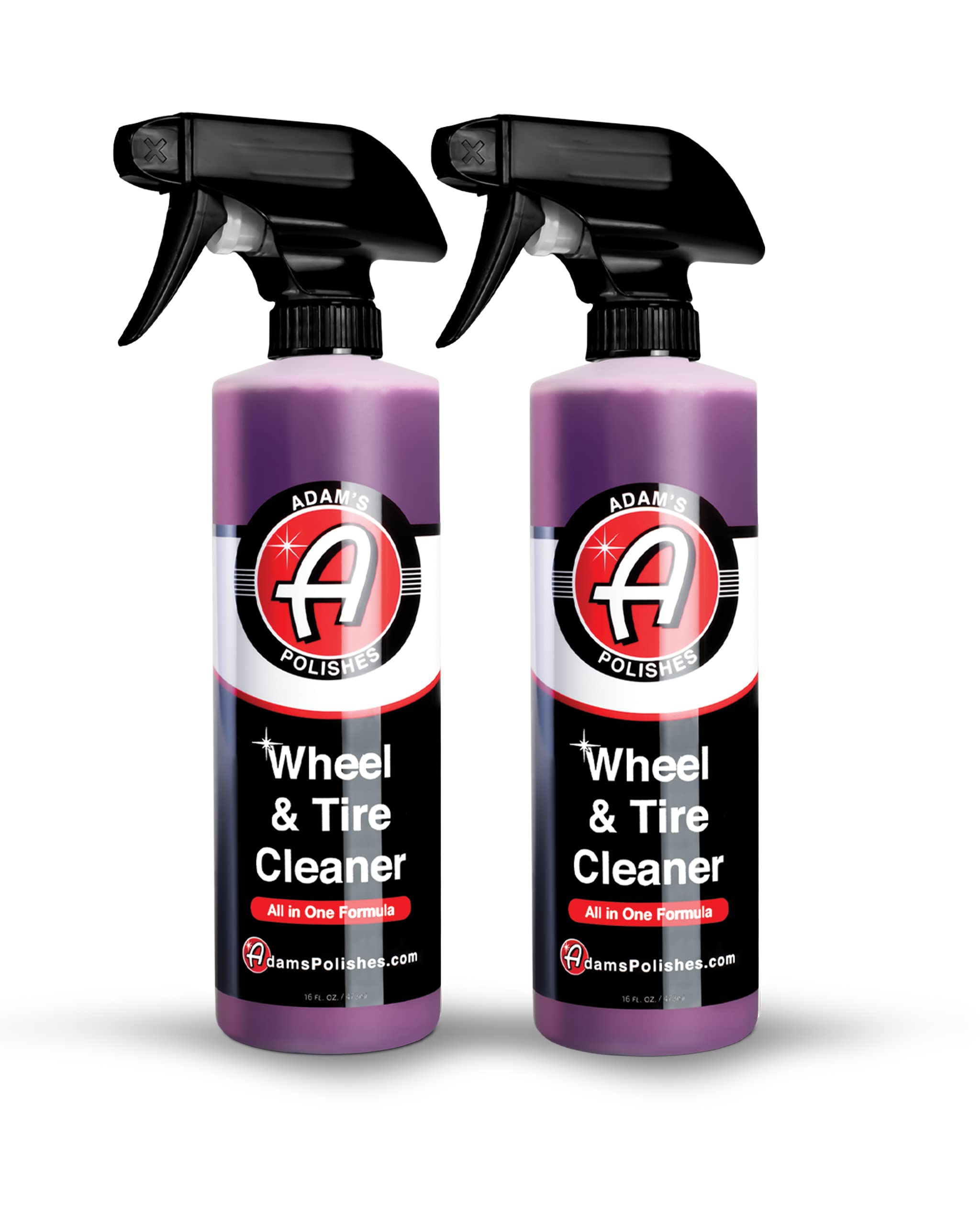 Adam'S Polishes Wheel & Tire Cleaner 16Oz - Professional All In One Tire & Wheel Cleaner Car Wash Well Cleaning Spray For Car De