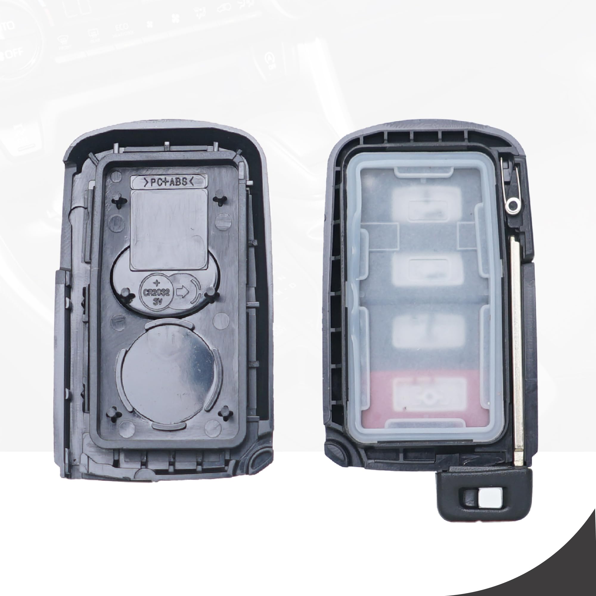 Supaland Key Fob Shell Case Replacement Fits For Toyota Avalon Camry Corolla Rav4 Highlander Sequoia 2011 2012 2013 2014 2015 20