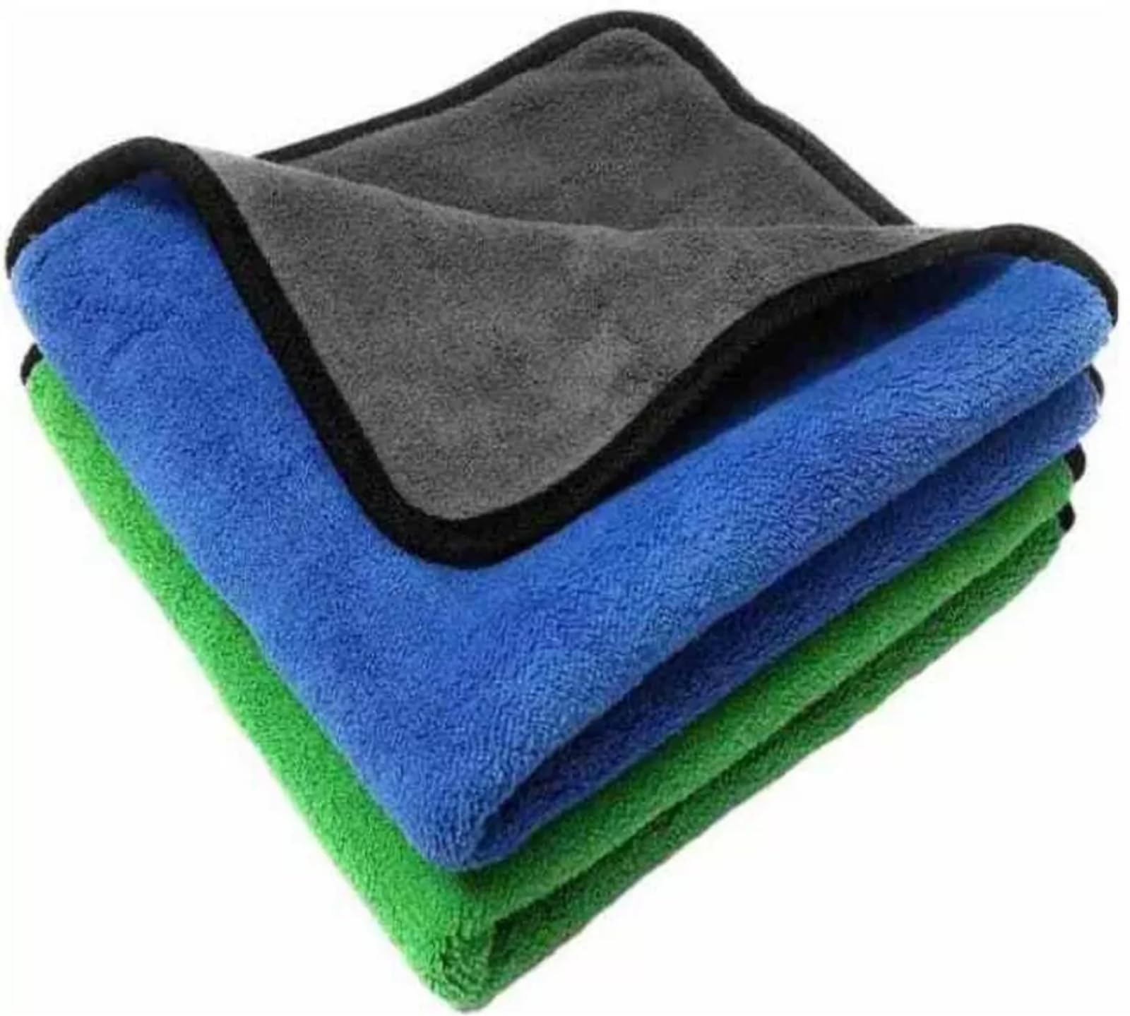 ASTRELLA Microfiber Vehicle Washing Cloth | Super Absorbent & ScratchFree Cleaning Towel for Cars & Bikes (Pack of 2)