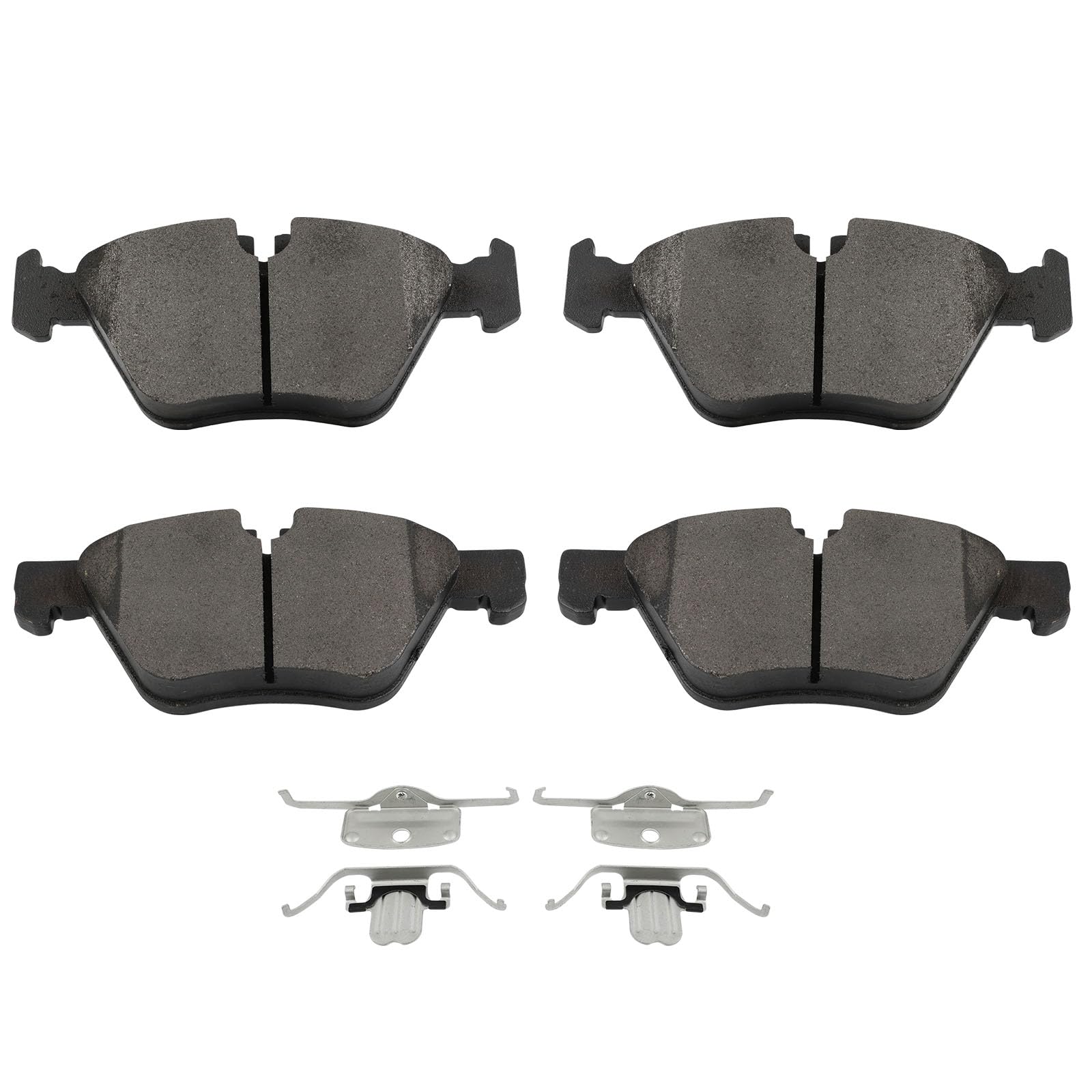 Scitoo D1504 Front Semi-Metal Brake Pads Sets W/Hardware Replacement For Bmw For 528I 2011 2012 2013 2014 2015 2016,For Bmw For