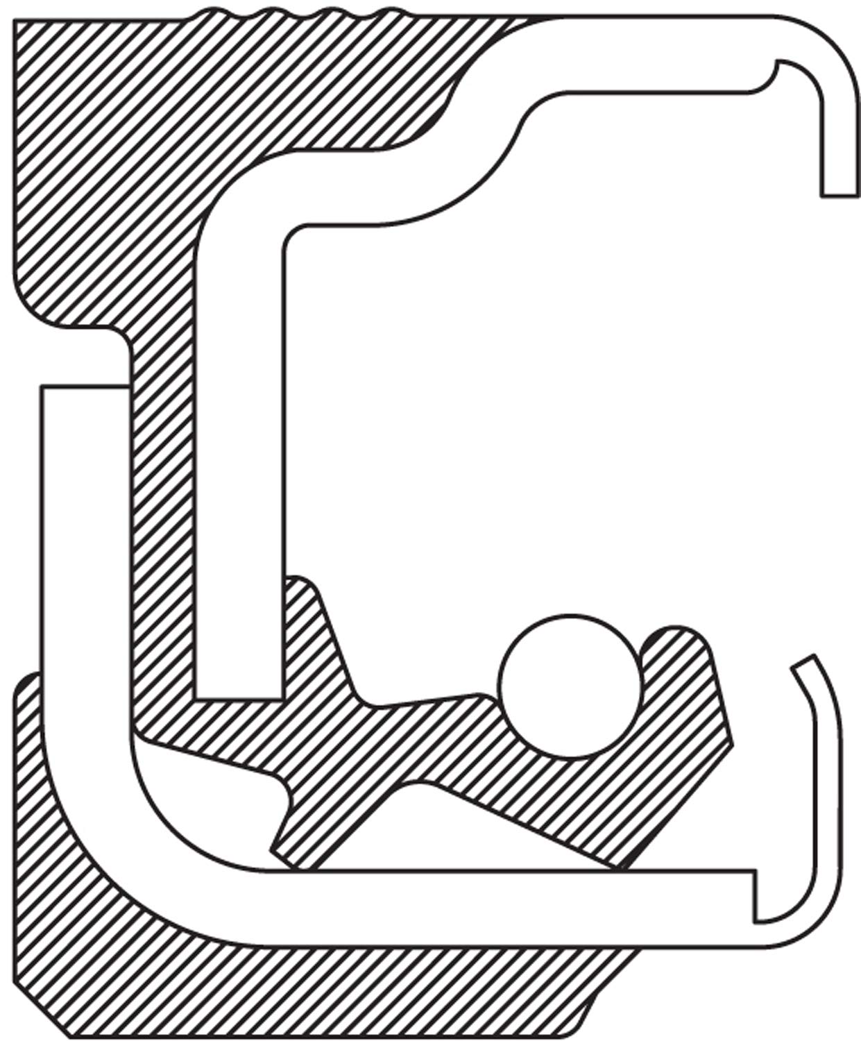 National Oil Seals 370219A Oil Bath Seal