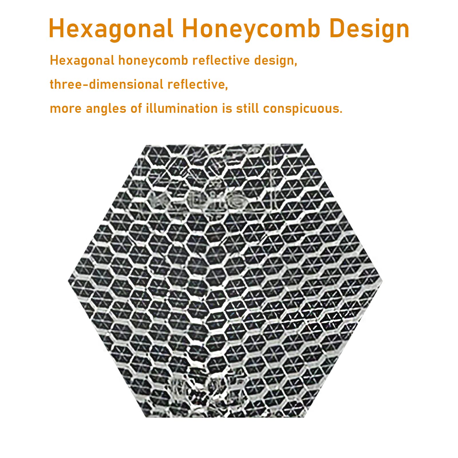 Reflector Self Adhesive Rectangle 94X44Mm Safety Waterproof Stick On For Driveway Mailbox Trees