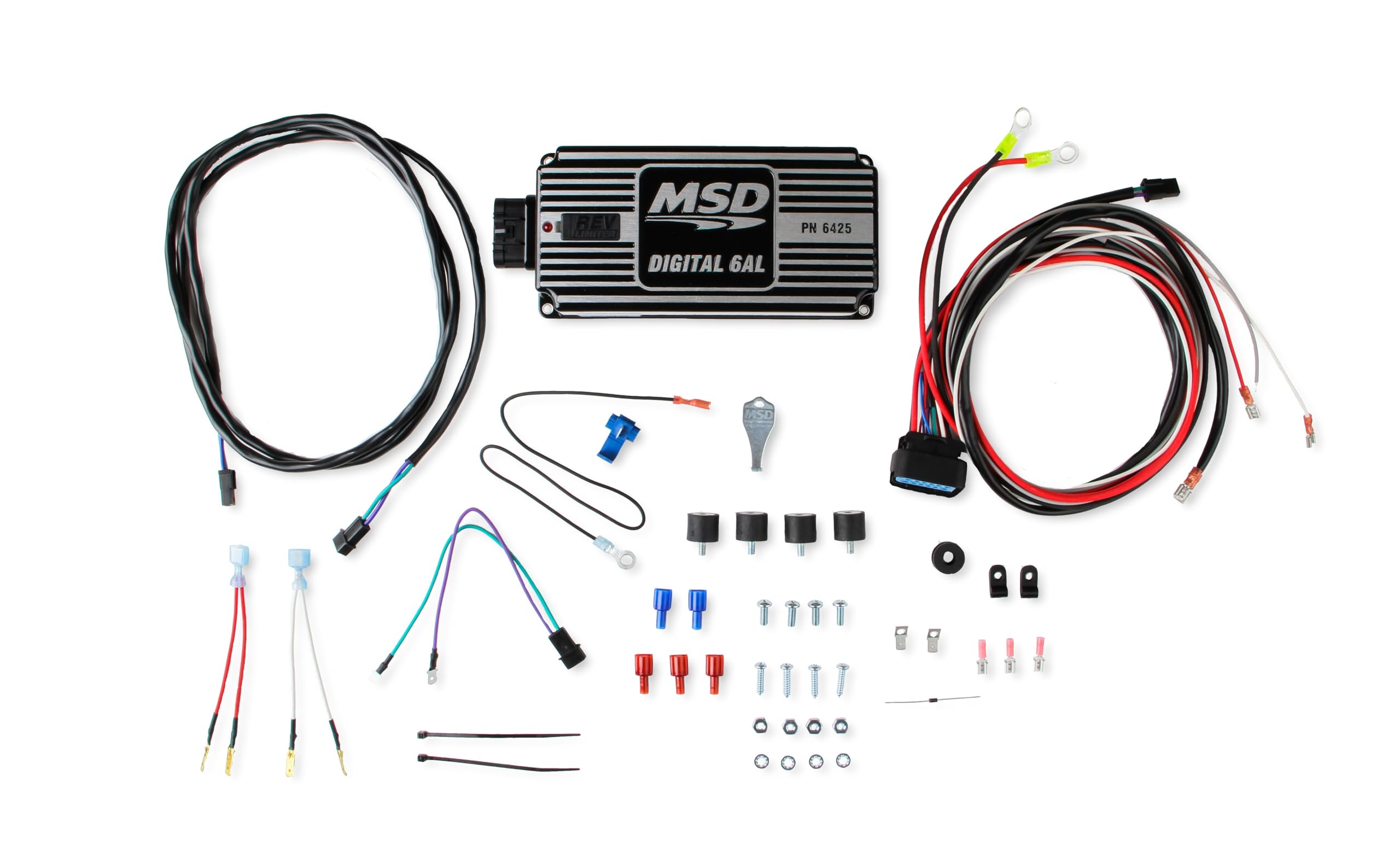 Msd 64253 Black, 6Al, Digital Ignition W/Rev Control - Black