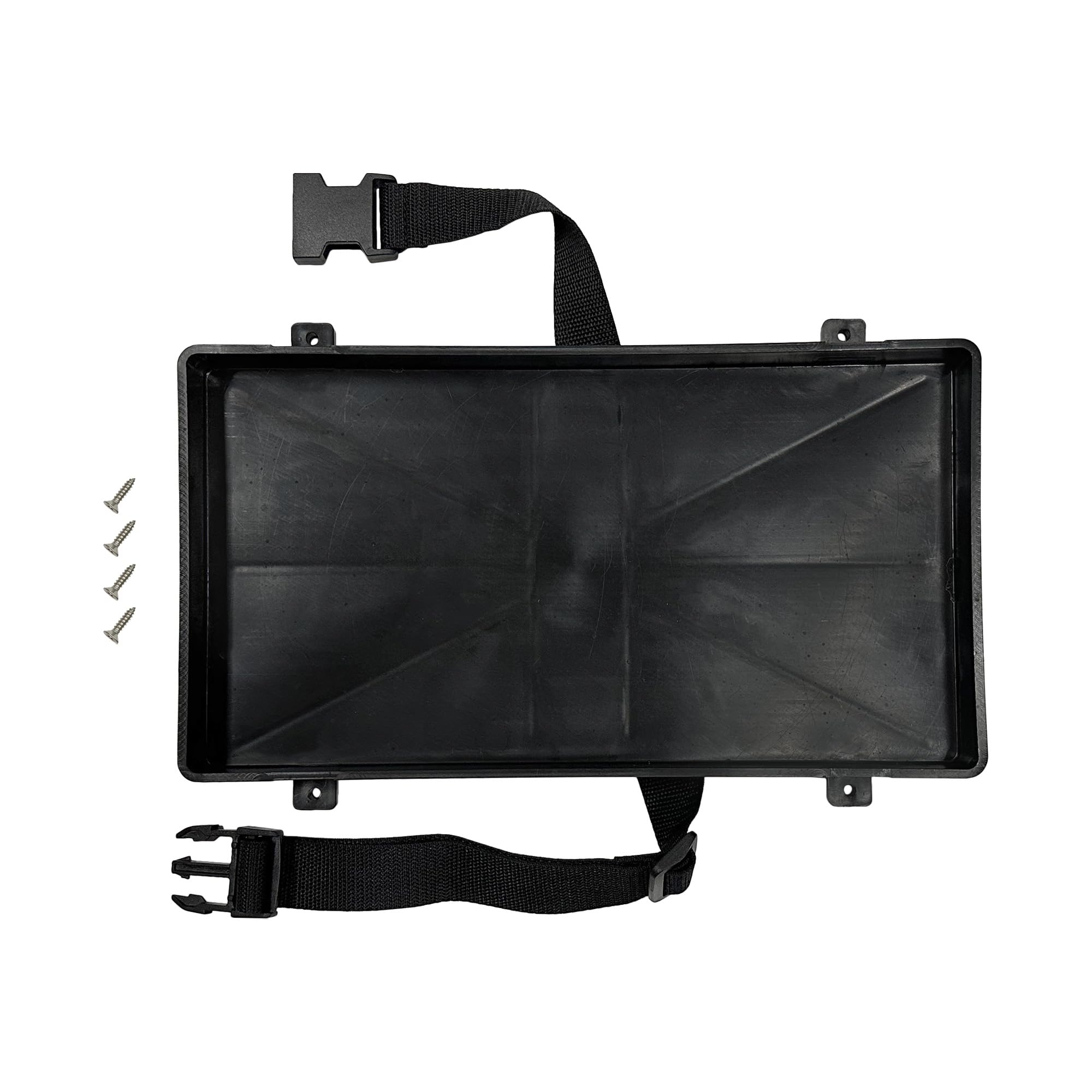 Automotive, Marine, Boat, Rv Battery Tray - Group 27 Series With Strap, Battery Holder (27 Series)