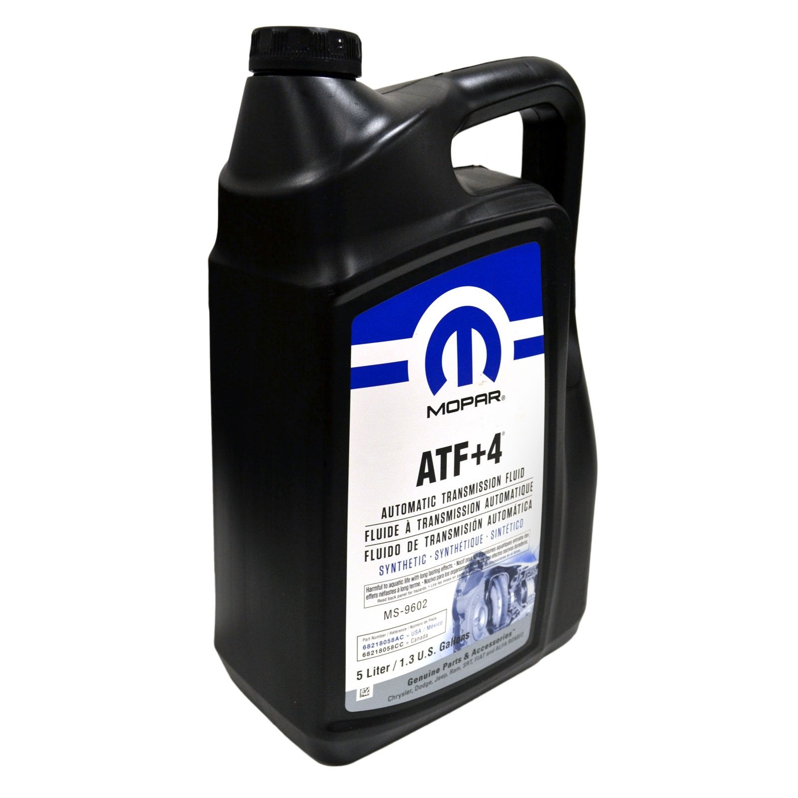 Mopar Automatic Transmission Fluid Atf+4-5 Liter (1.3 Gallon) 3 Pack