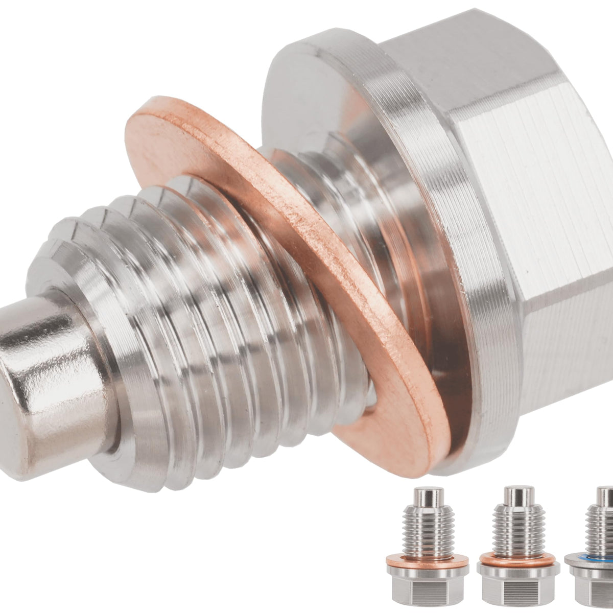 Dsnaduo 1Pc M14X1.5Mm Stainless Steel Engine Magnetic Oil Drain Plug Fits For Ho WBCARB09ZJYR5KK