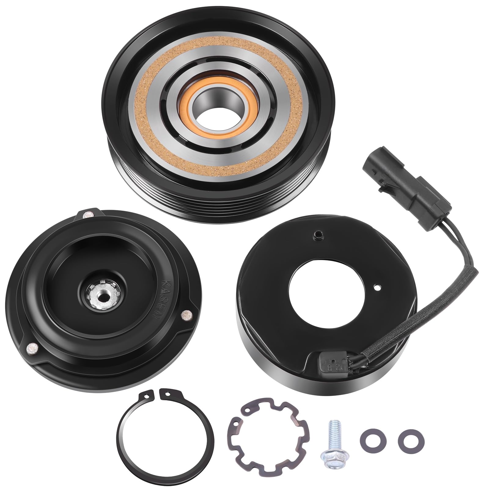 ECCPP A/C Clutch 2001-2007 Fit for Chrysler Town & Country 3.3L 3.8L 2001-2007 Fit for Dodge Grand Caravan 3.8L AC Compressor Cl