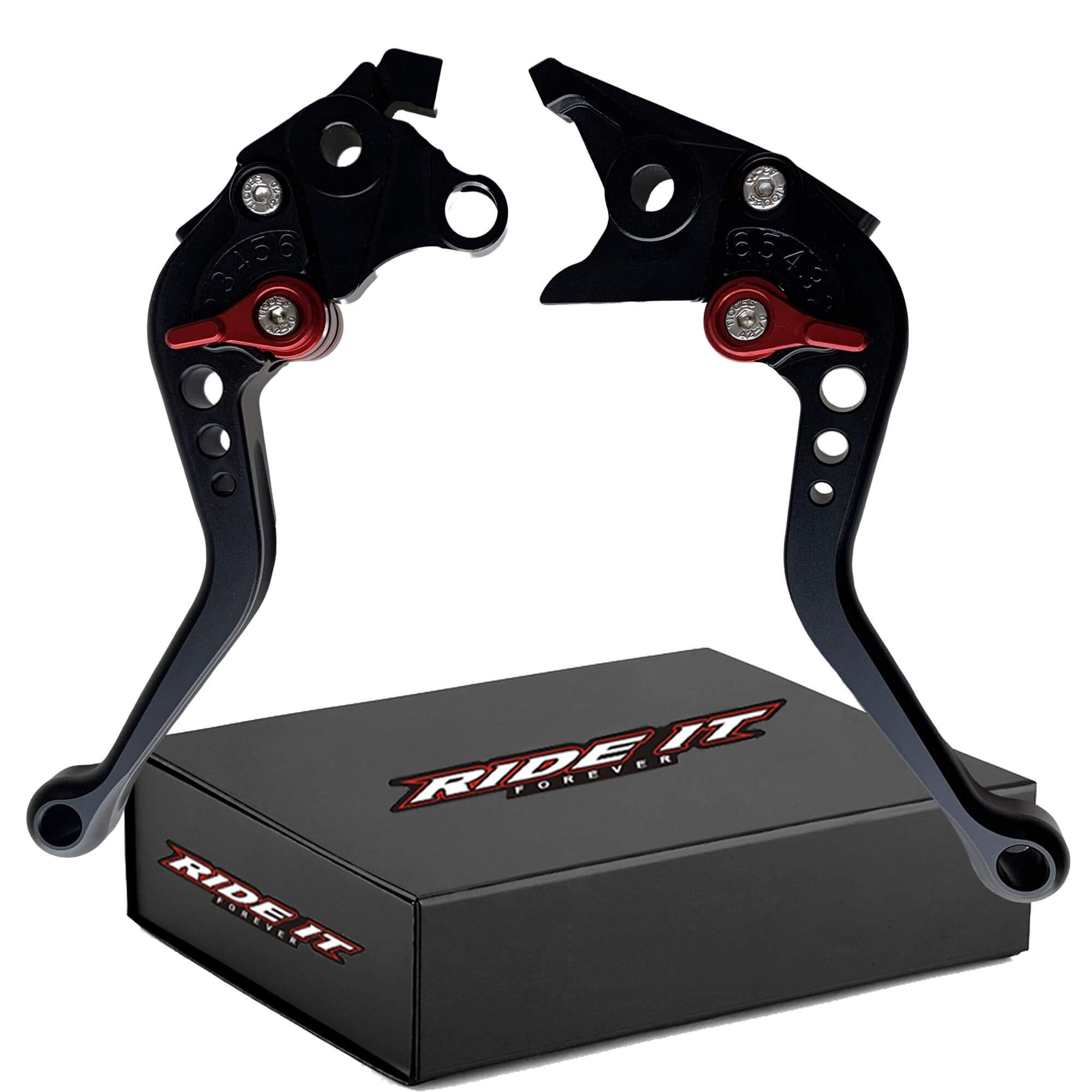 Ride It Forever Short Brake And Clutch Levers For Hayabusa/Gsxr1300 99-07,Dl1000 Vstrom 02-20,Gsx650F 08-15,Tl1000R 98-03,Sv1000/S 03-07,Gsx1400 01-07,Gsx1250F 10-16,Gsf1250 07-15,Gsf1200 01-06