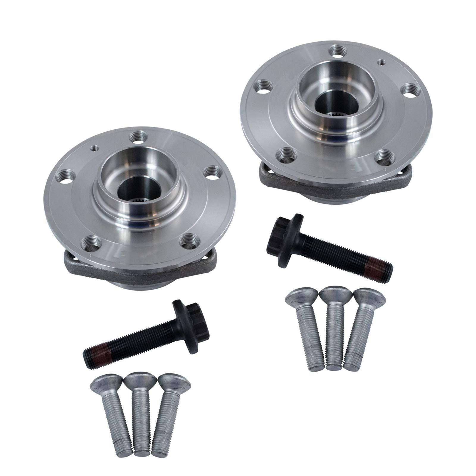 Trq Front Or Rear Wheel Bearing & Hub Assembly Lh Rh Pair For Audi Vw New