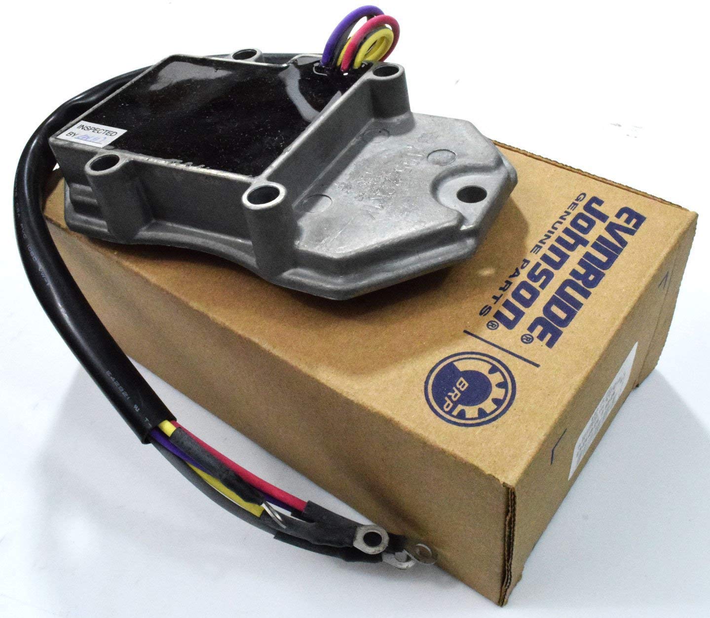 Johnson Evinrude OMC New OEM 3/10 Rectifier & Regulator Assembly 0585195 -Like New