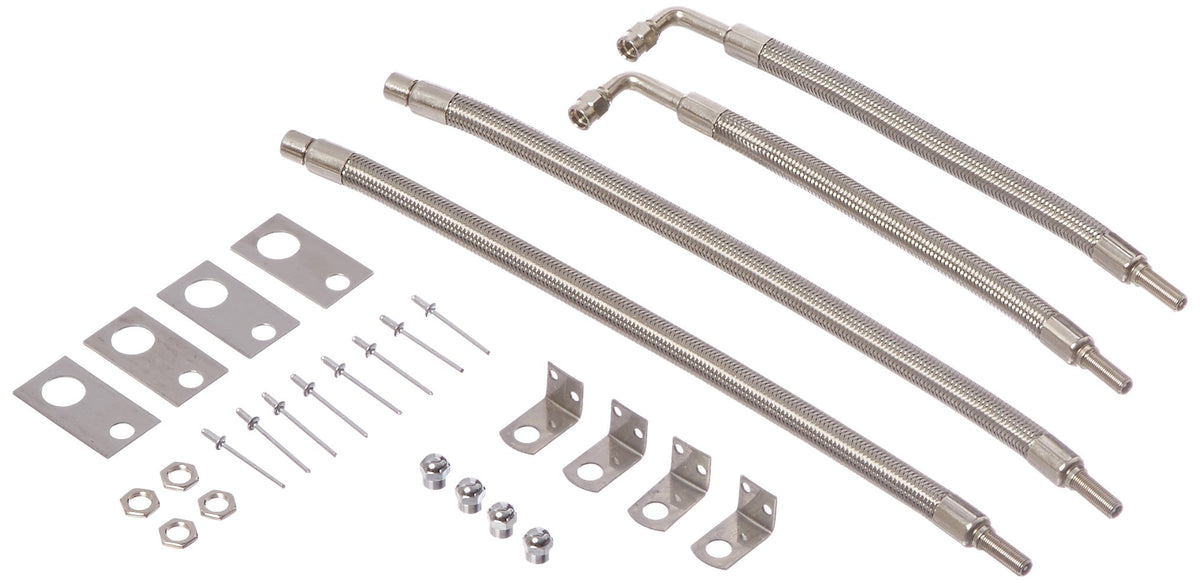 Wheelmaster Wheel Masters 8001 Am4 Stainless Steel Hub Mount - 4 Hose Kit For 16'-19.5' Wheels