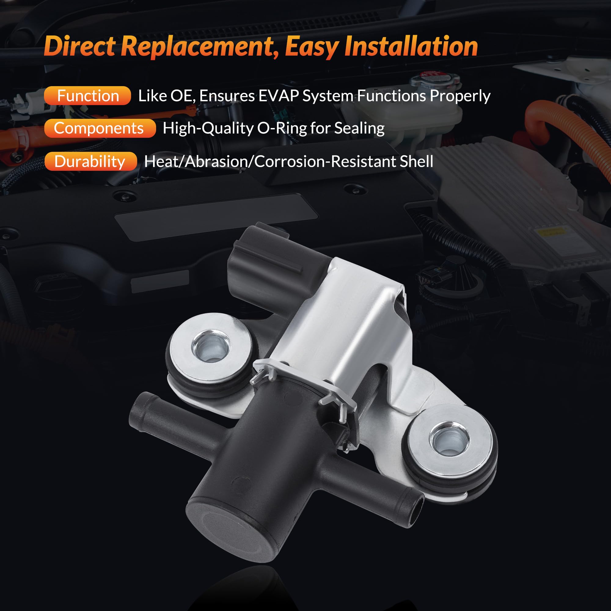 Mirthcos Vapor Canister Purge Valve Solenoid EVAP Compatible for Nissan Sentra 2007-2012, Rogue 2008-2017, Altima, Pathfinder, M