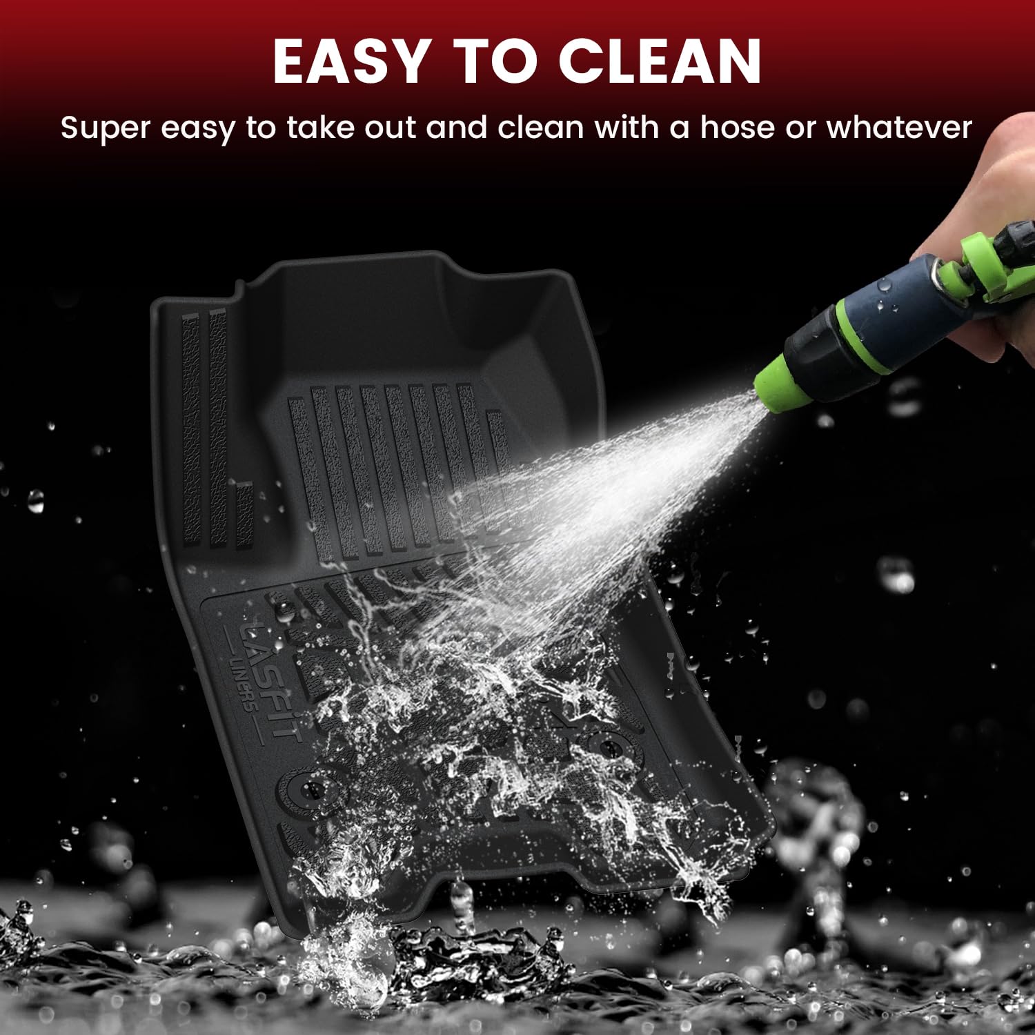 Lasfit Floor Mats & Cargo Liner For Chevrolet Chevy Tahoe/Gmc Yukon(Only Yukon, Not Fit Yukon Xl)/Cadillac Escalade(Only Escalad