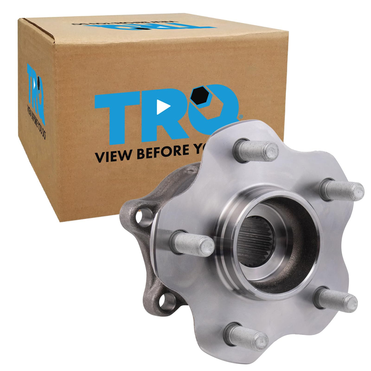 Trq Rear Left Right Wheel Hub Bearing Assembly Driver Passenger Side Compatible With 2003-2007 Infiniti G35 2003-2009 Nissan 350