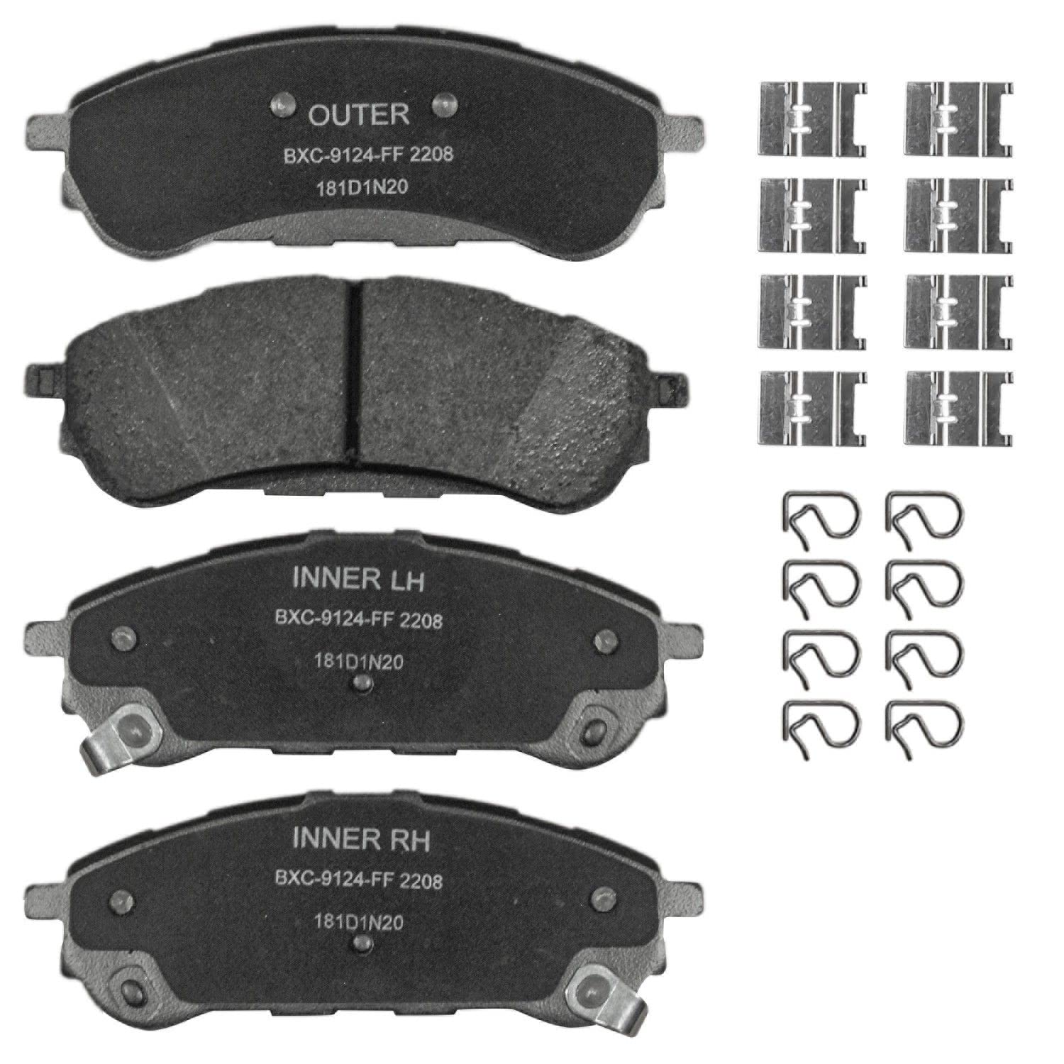 Bendix Premium Sbc2208 Ceramic Rear Brake Pads For Ford Ranger 2023-2019