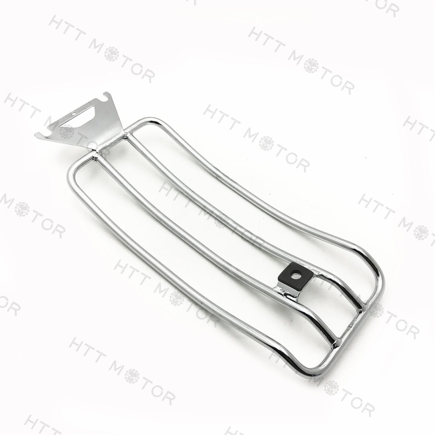 Smt-Chrome Steel Rear Shelf Fender Rack Plated Luggage Shelf 14''X6'' Compatible With Harley Davidson Flht Electra Glide Flhx St