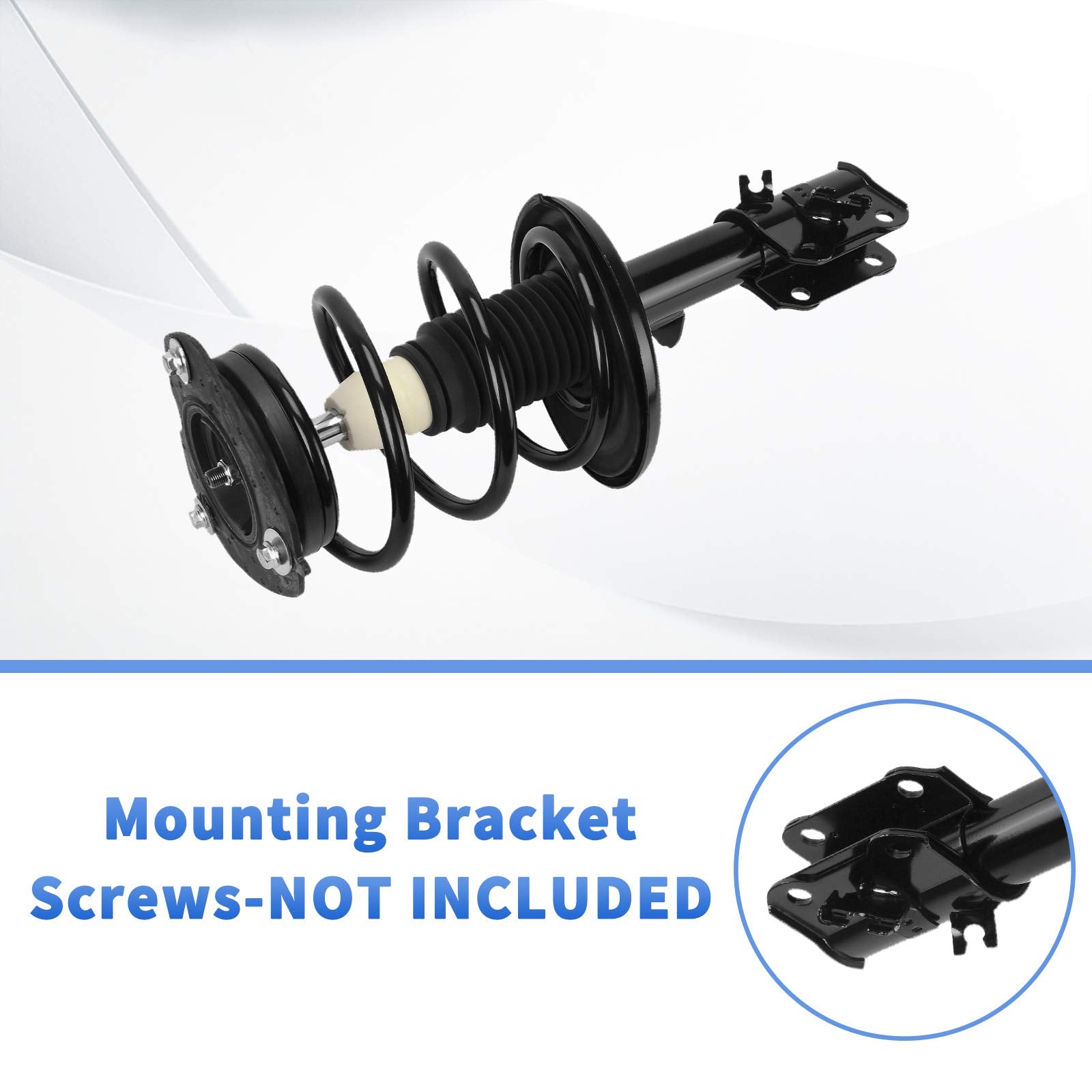 Yitamotor Front Struts Complete Strut Rear Shocks Suspension Compatible With 2007-2012 Altima 2.5L Exc.Hybrid 2013 Altima S 2.5L