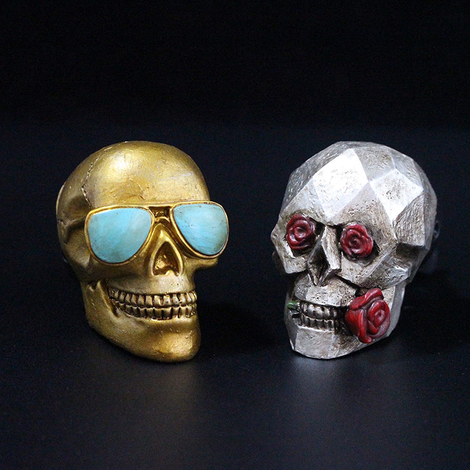 Halloween Car Decorations Sugar Skull Air Freshener Car Decor For Women Men Teens Witchy Gifts Cool Stuff For Automotive Truck V