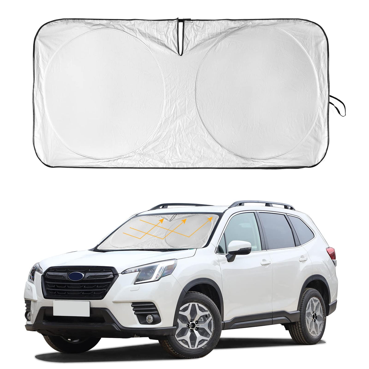 For Impreza Sunshade Windshield Sun Shade For 2017-2024 Subaru Impreza Wrx Sedan Hatchback Foldable Windshield Cover For Subaru
