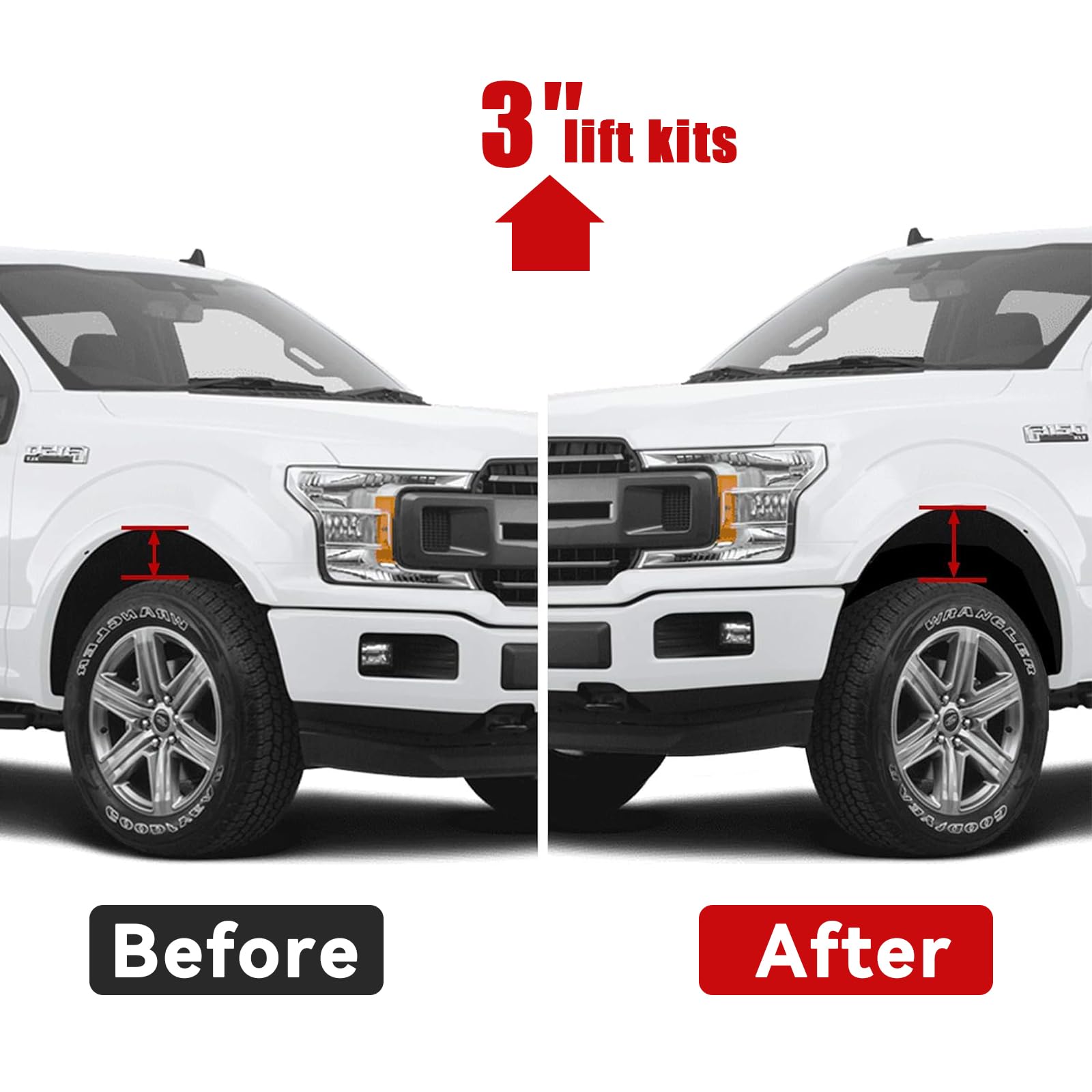 3 Inch Front Leveling Lift Kits For 2006-2022 Ram 1500, 3'' Forged Front Strut Spacers Suitable For Ram 1500 2006-2022