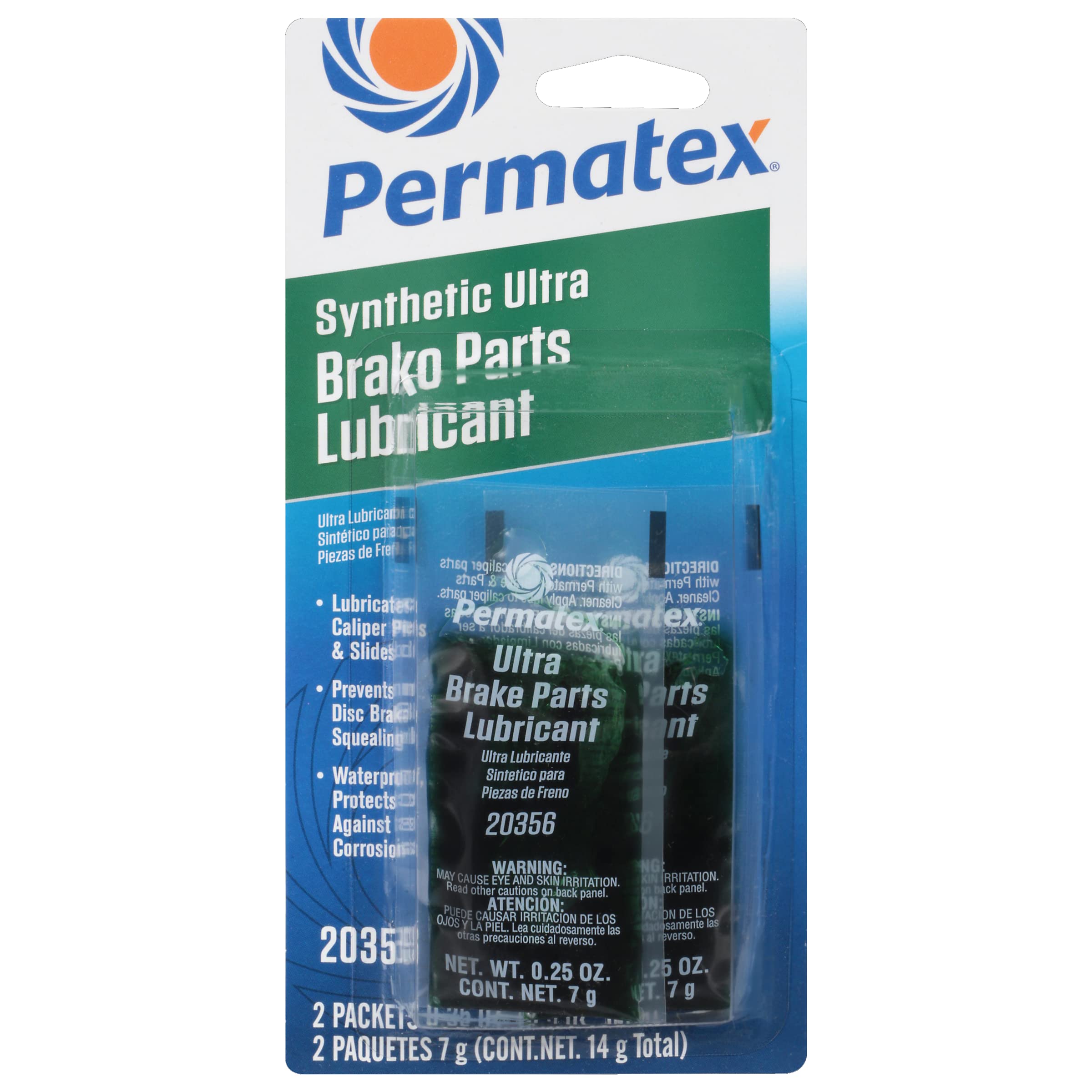 Permatex 20356 Ultra Disc Brake Caliper Lube, 14 G