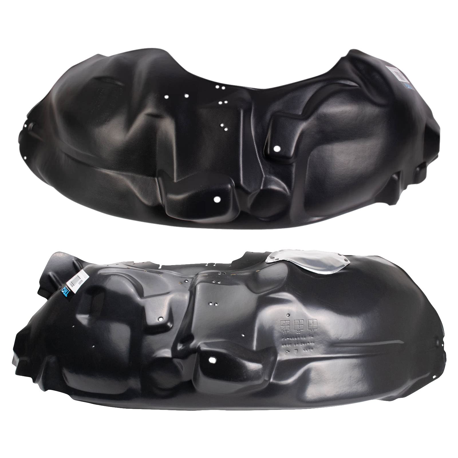 Trq Front Inner Fender Liner Set Compatible With 2011 Ford F-150 Fo1248155 Fo1249138