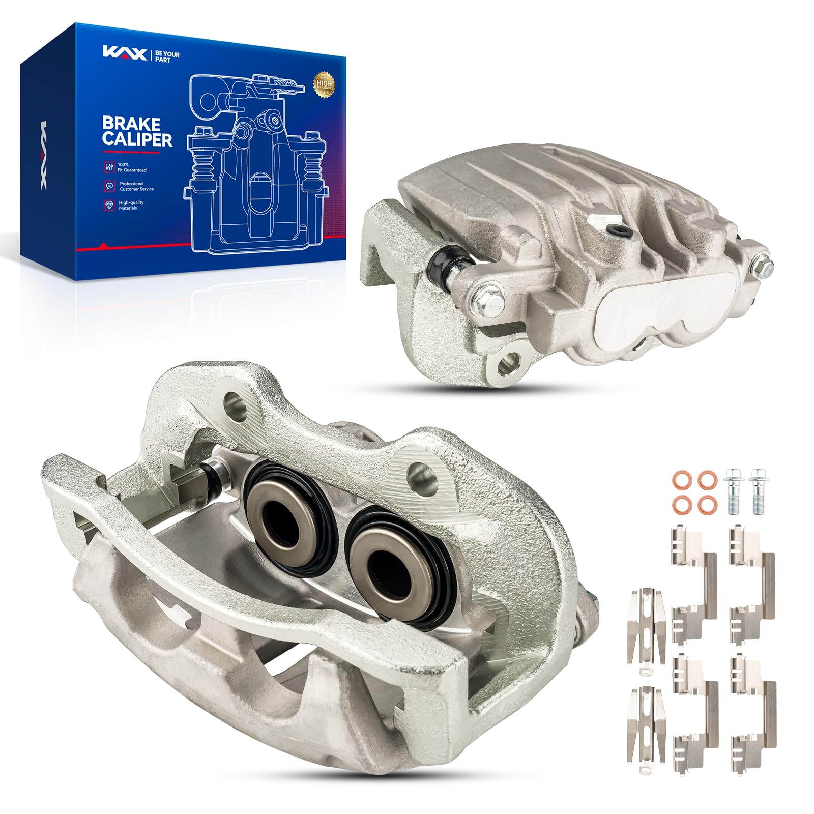 Kax Disc Brake Caliper Assembly Fit For Silverado 1500 2001 2003-2006, Sierra 1500 2001 2003-2006, Tahoe/Suburban 1500/Yukon 200