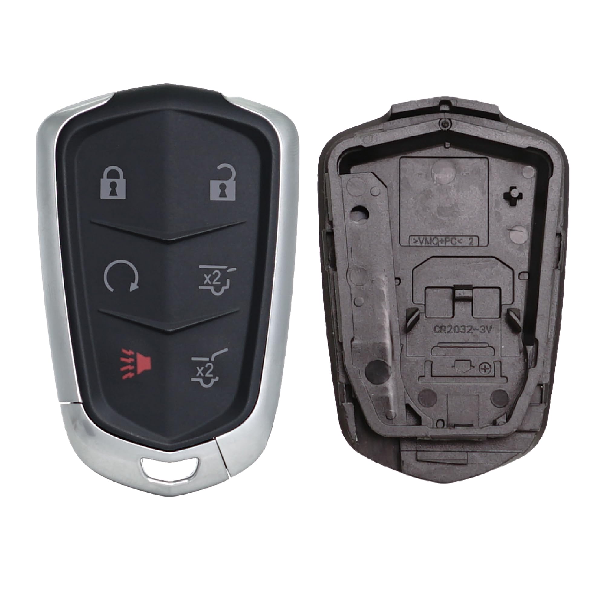 Supaland Key Fob Shell Case Replacement Fits For Cadillac Escalade Esv 2015 2016 2017 2018 2019 2020 Keyless Entry Remote Contro