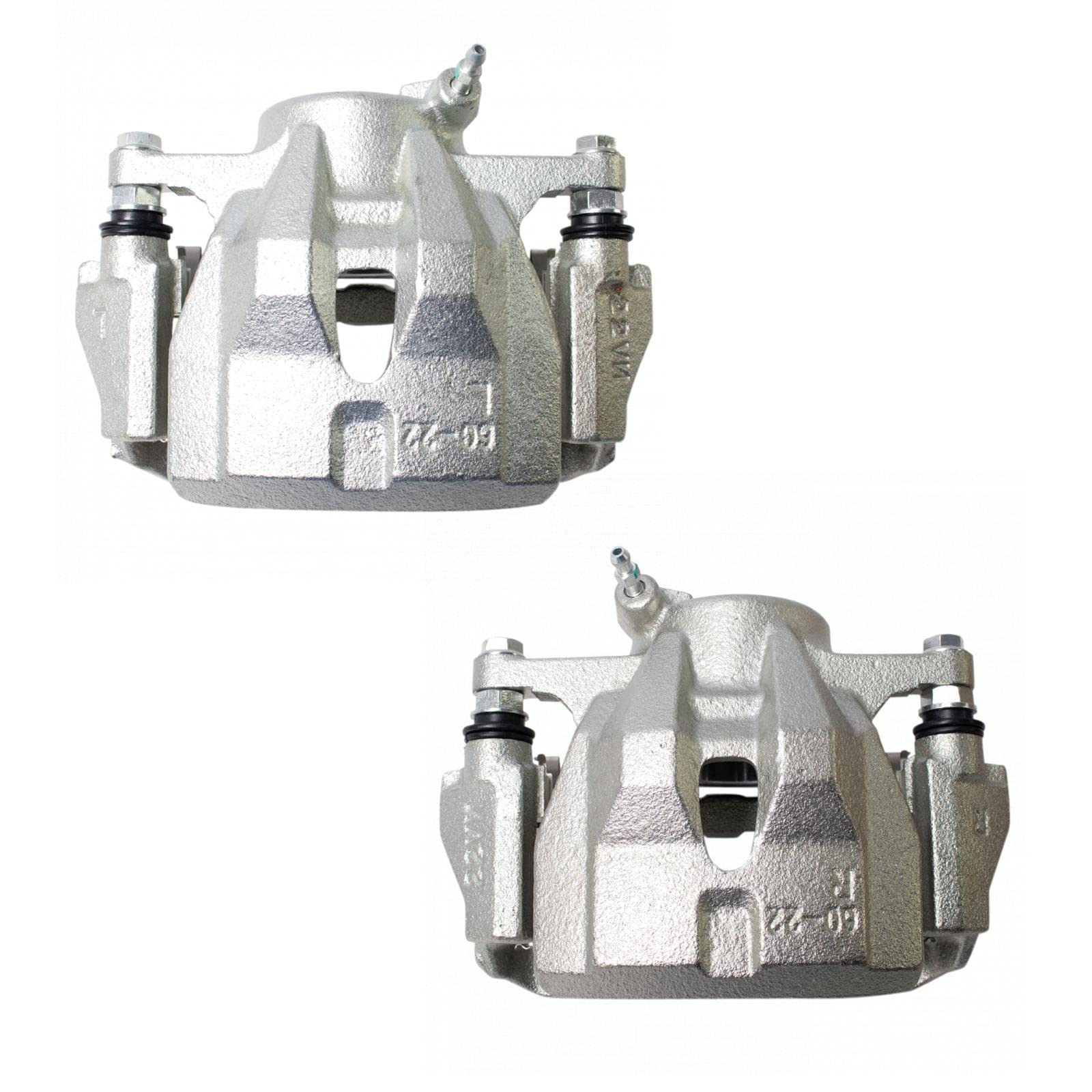 Trq Front Brake Caliper Set Compatible With 2009-2010 Pontiac Vibe 2008-2014 Scion Xd 2009-2018 Toyota Corolla 2009-2013 Matrix