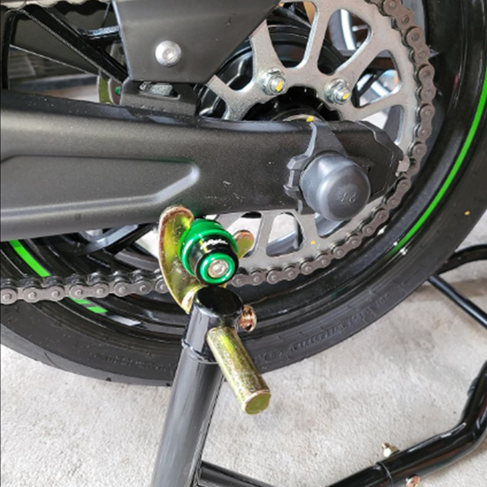 Zyakomo Fit For Kawasaki Ninja 650 Ninja 400 2025 Ninja 500 Se Ninja 1000 Sx 2017-2023 2024 2025 Zx4Rr Zx6R Zx-10R Zh2 Cnc Motorcycle Swingarm Spool Slider Stand Screws