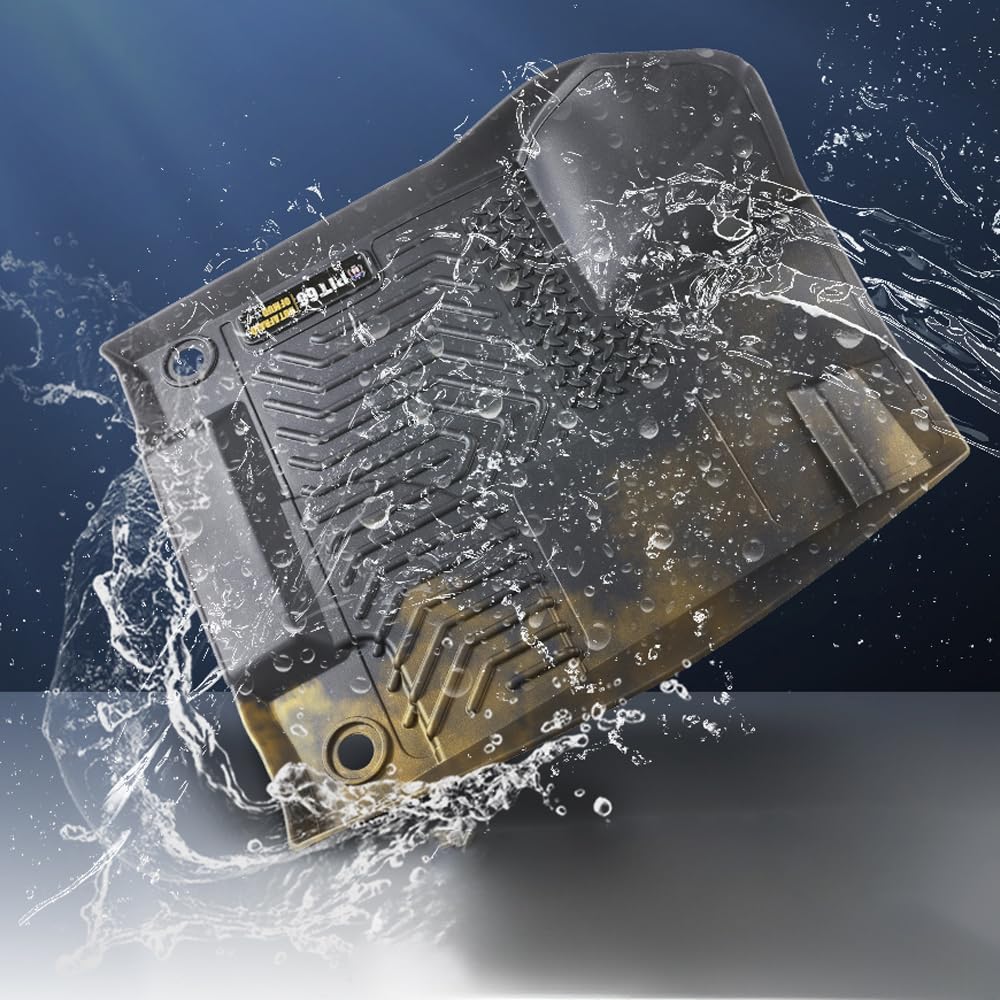 Pit66 Floor Mats Compatible With 2016-2022 Honda Pilot Sedan & Hatchback Coupe 8 2017-2021, Not Elite Models (Heavy Duty) Tpe 4-