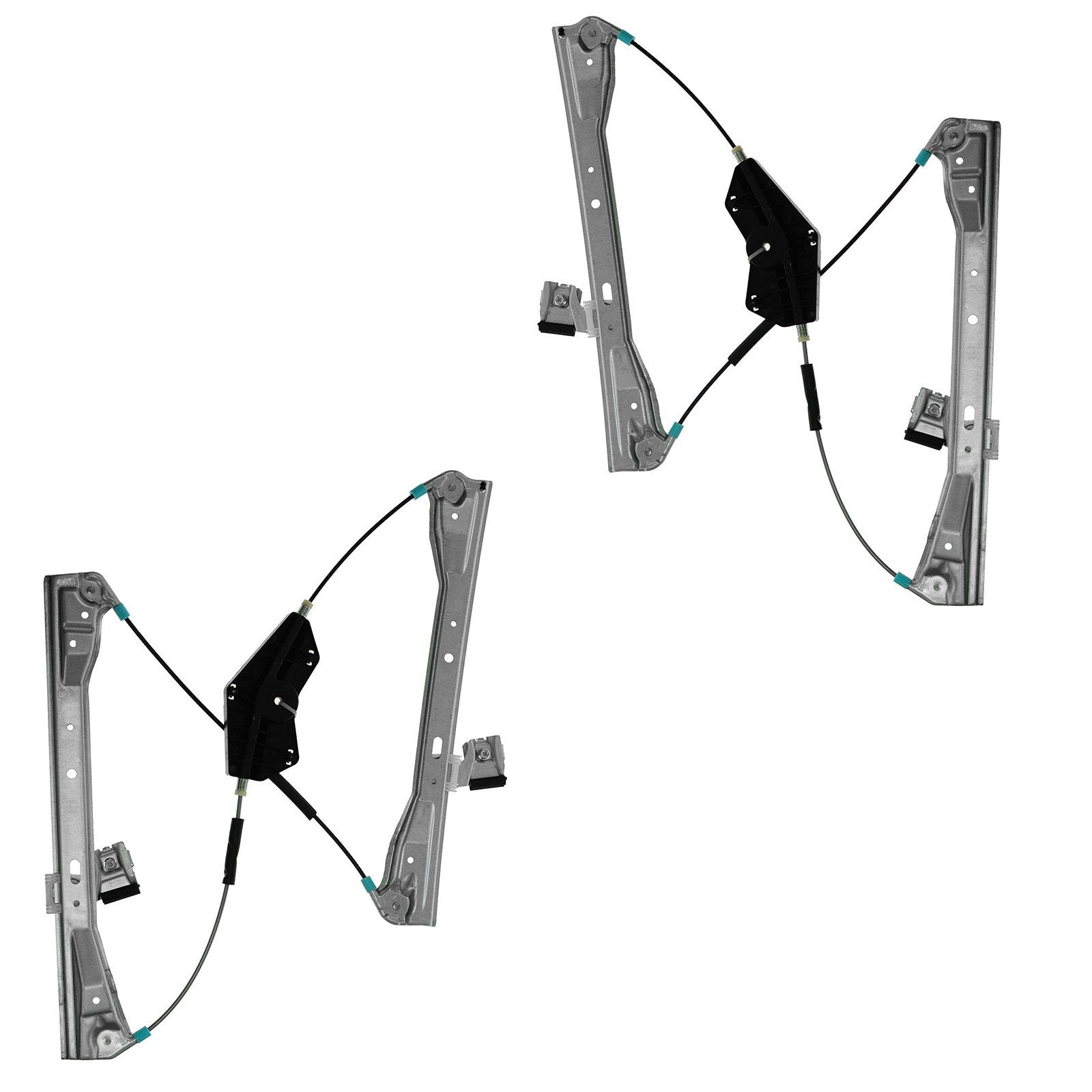 Trq Front Power Window Regulator Set Compatible With 2012-2013 Mercedes-Benz C250 2008-2013 C300 C350 C63 Amg 2010-2013 E350 E55