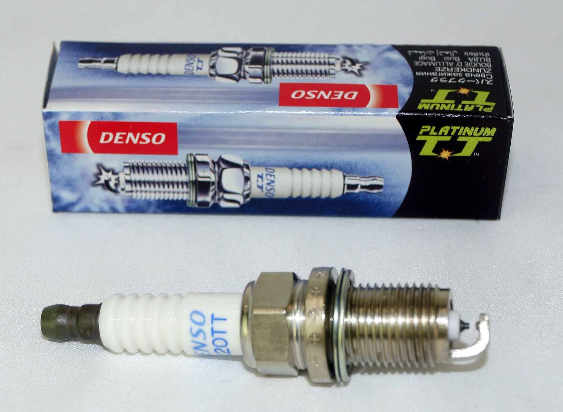 6 Pcsnew -- Denso #4504 Platinum T T Spark Plugs -- Pk20Tt