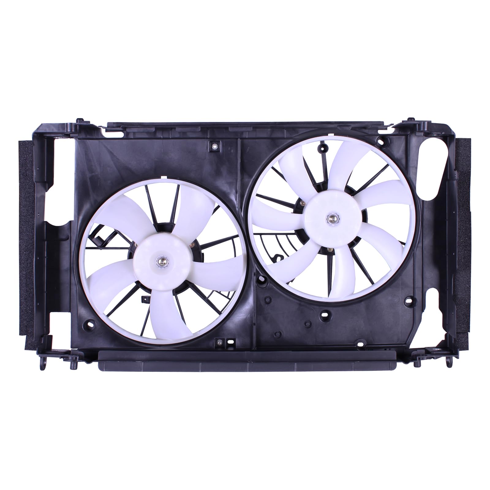 TYG Upgraded Cooling Fan Assembly for 2006-2008 Toyota RAV4 2.4L / 2009-2011 2.5L | Racing-Level OE Replacement Engine Radiator 