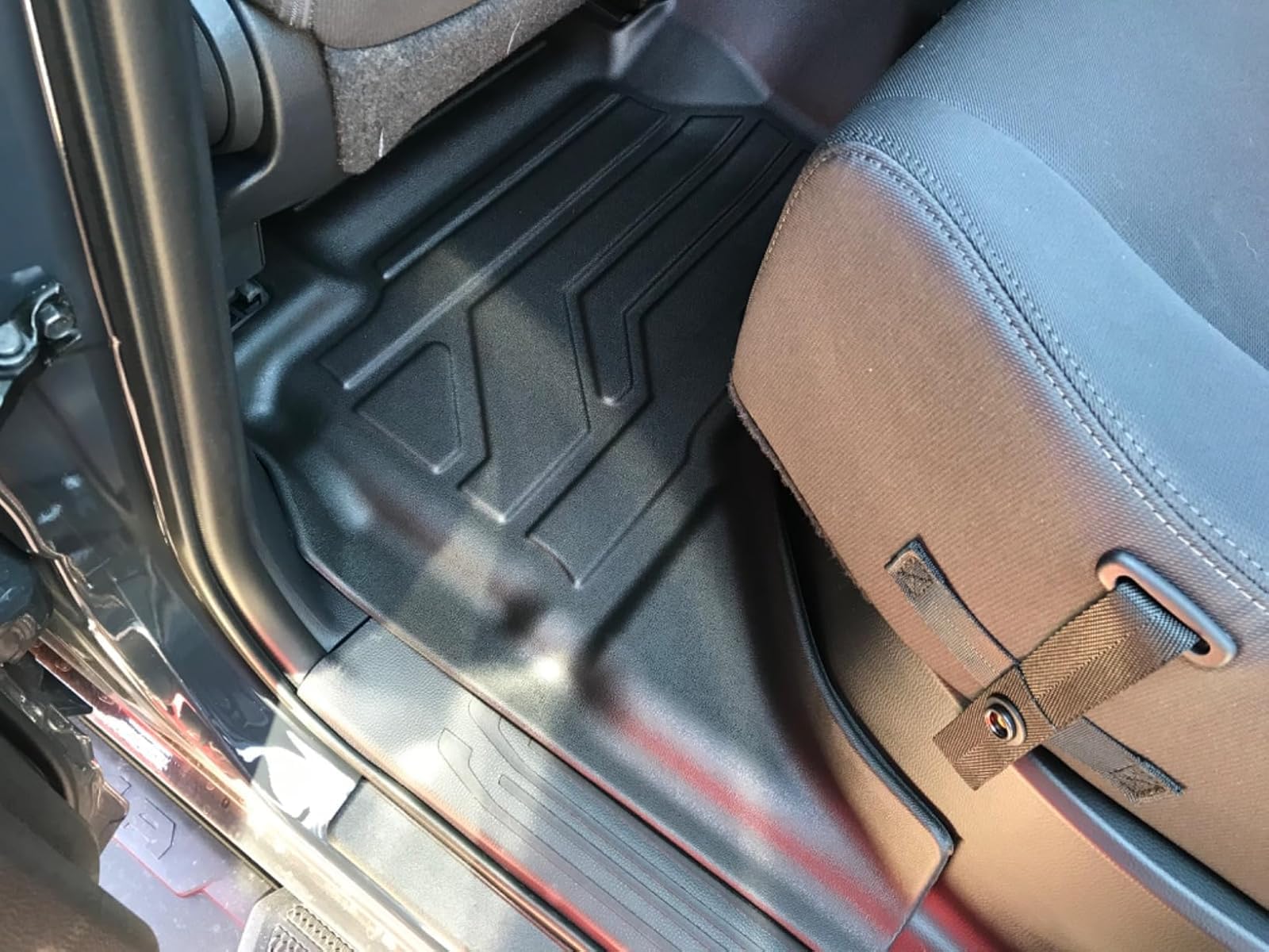 Karpal Floor Mats Fit For Toyota Tacoma 2024 2025 Double Cab (Not Fit Hybrid), Tpe All Weather Custom Fit Tacoma Trd/Sr/Sr5/Limi