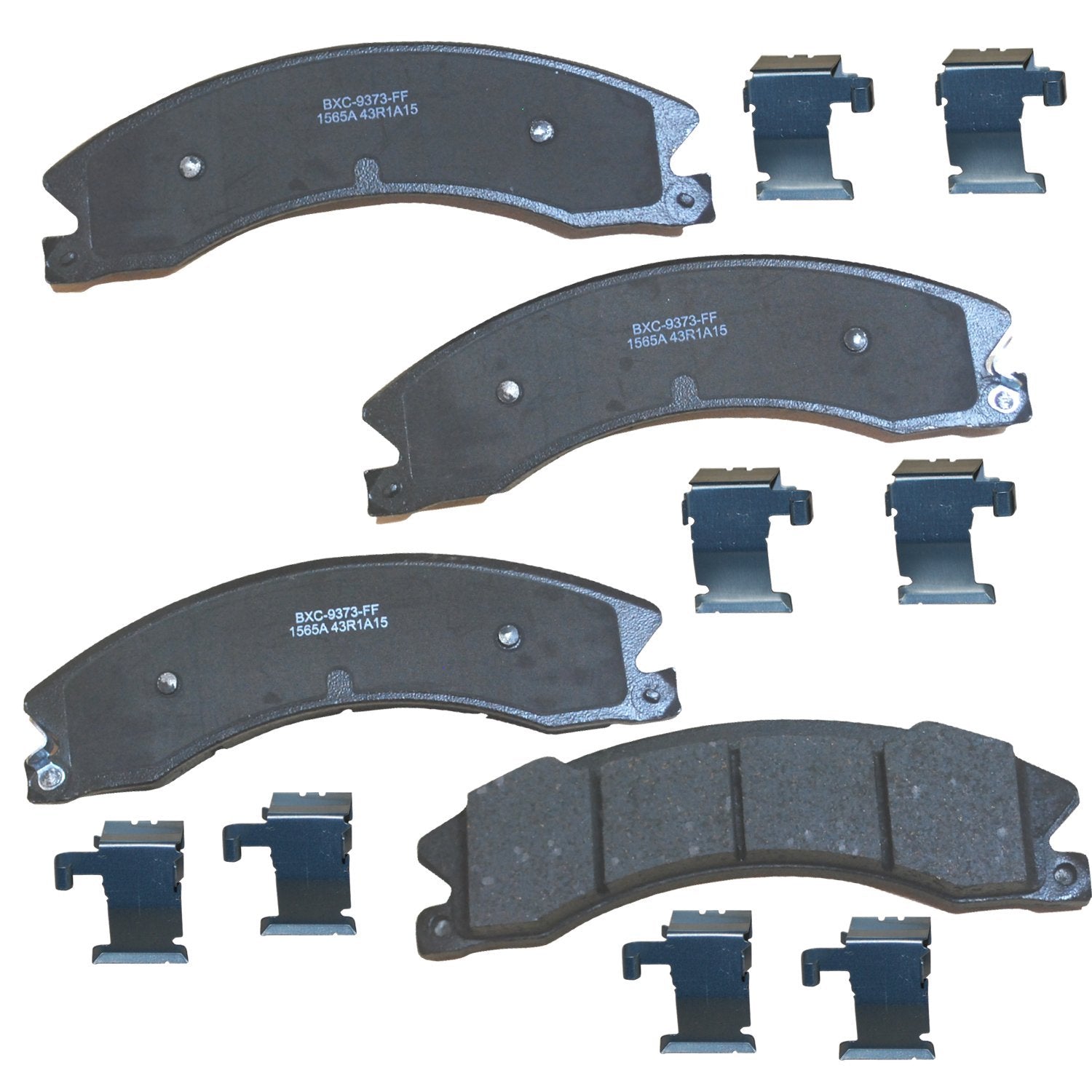 Bendix Premium Sbc1565A Ceramic Front Brake Pads For Nissan Nv1500 2021-2012, Nv2500 2021-2012, Nv3500 2021-2012, Titan Xd 2019-