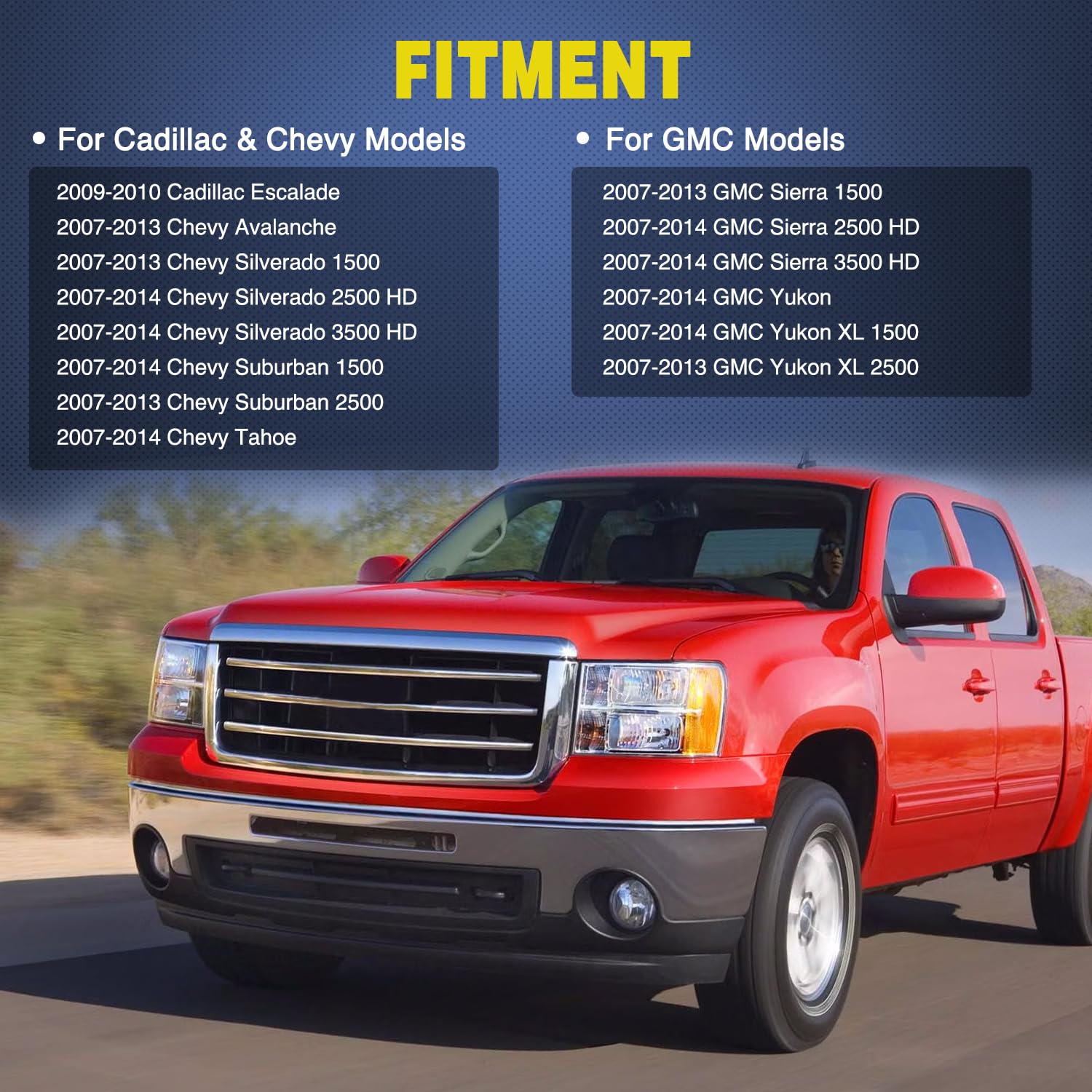 Nilight Headlight Dimmer Switch Compatible With 2007 2008 2009 2010 2011 2013 Chevy Silverado 1500 2500Hd 3500Hd Tahoe 2007-2014